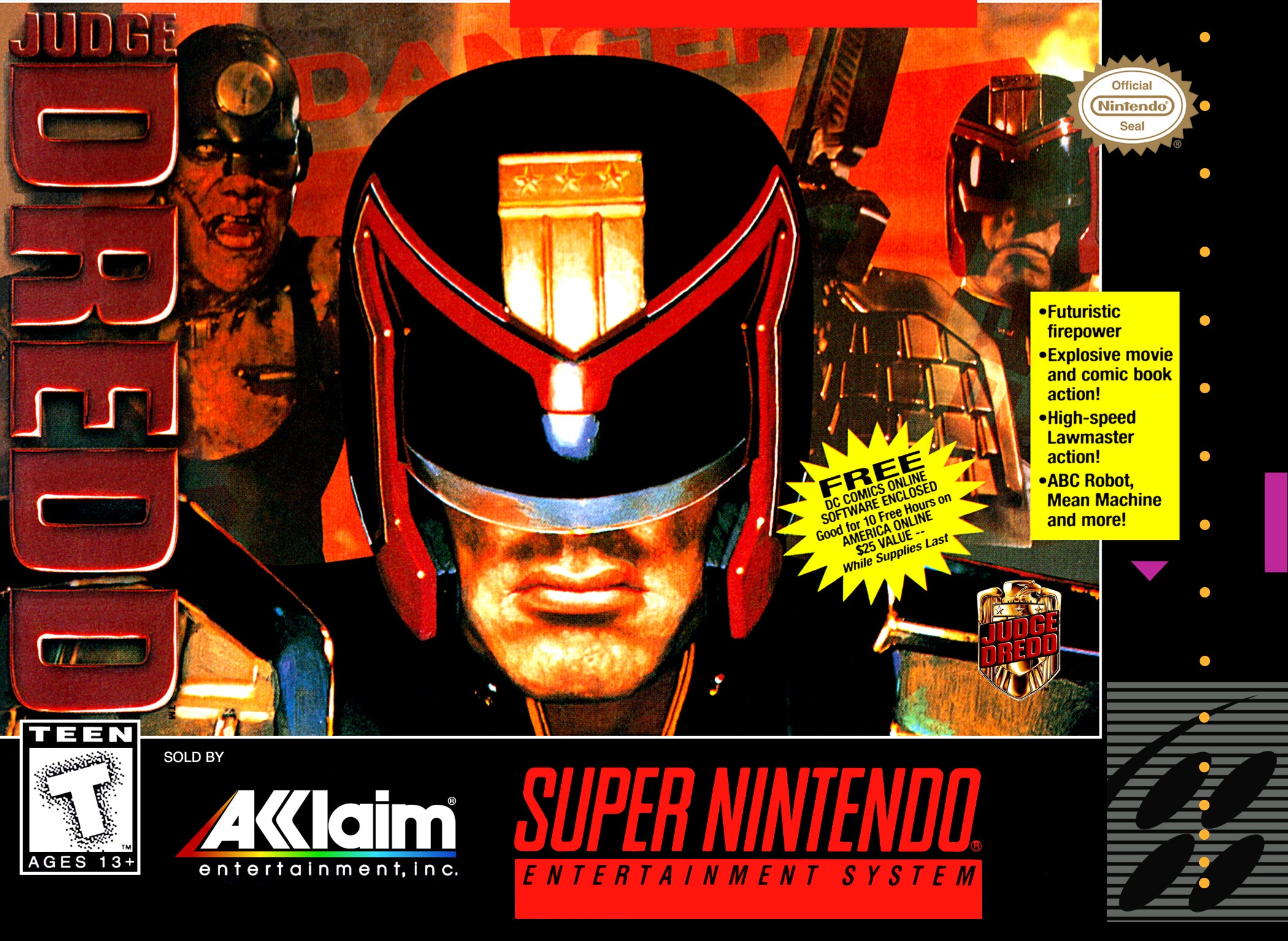 Judge Dredd SNES - Video Game - Used - CaveGamers