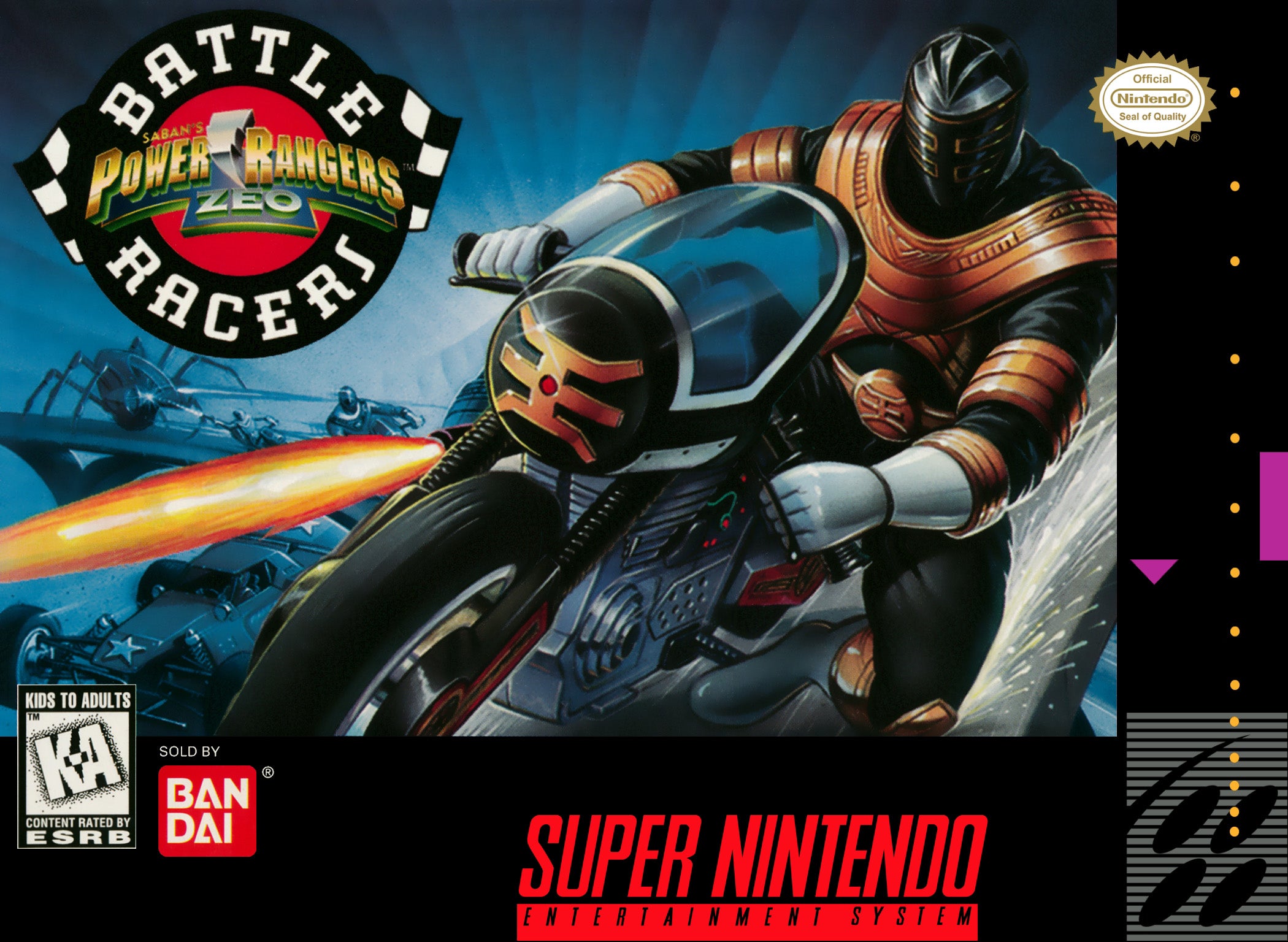 Power Rangers Zeo Battle Racers SNES - Video Game - Used - CaveGamers