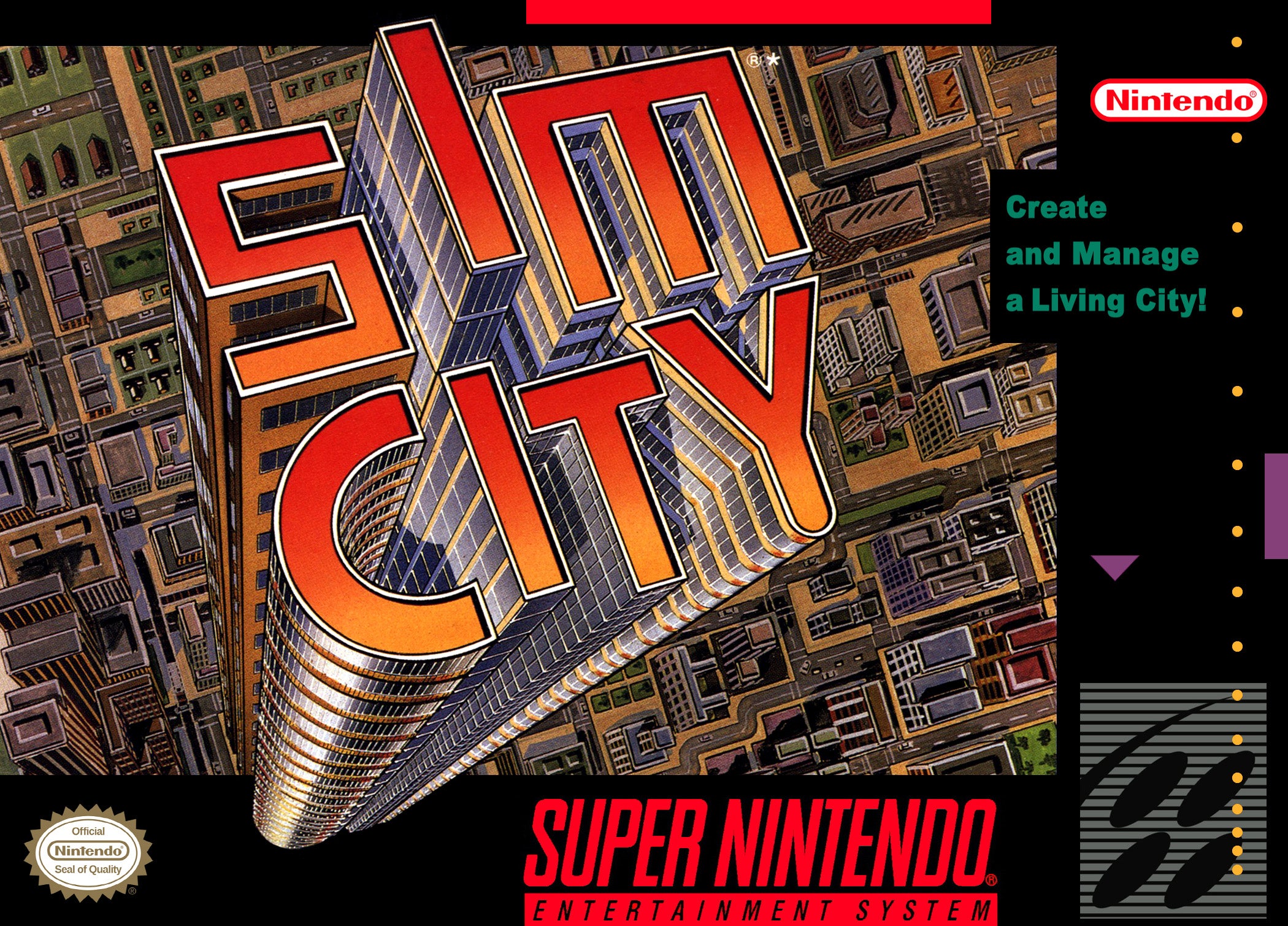 SimCity SNES - Video Game - Used - CaveGamers