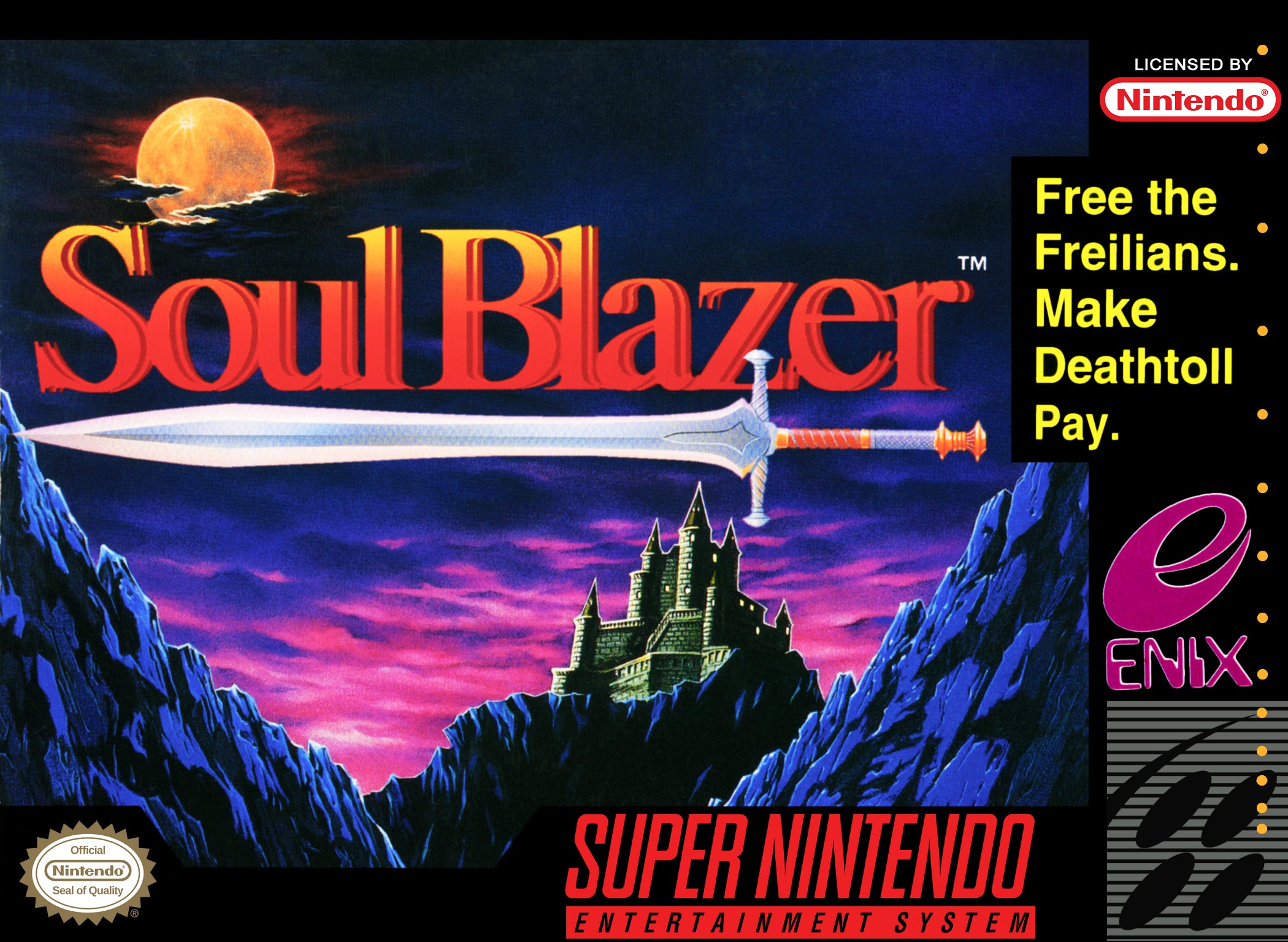 Soul Blazer SNES - Video Game - Used - CaveGamers