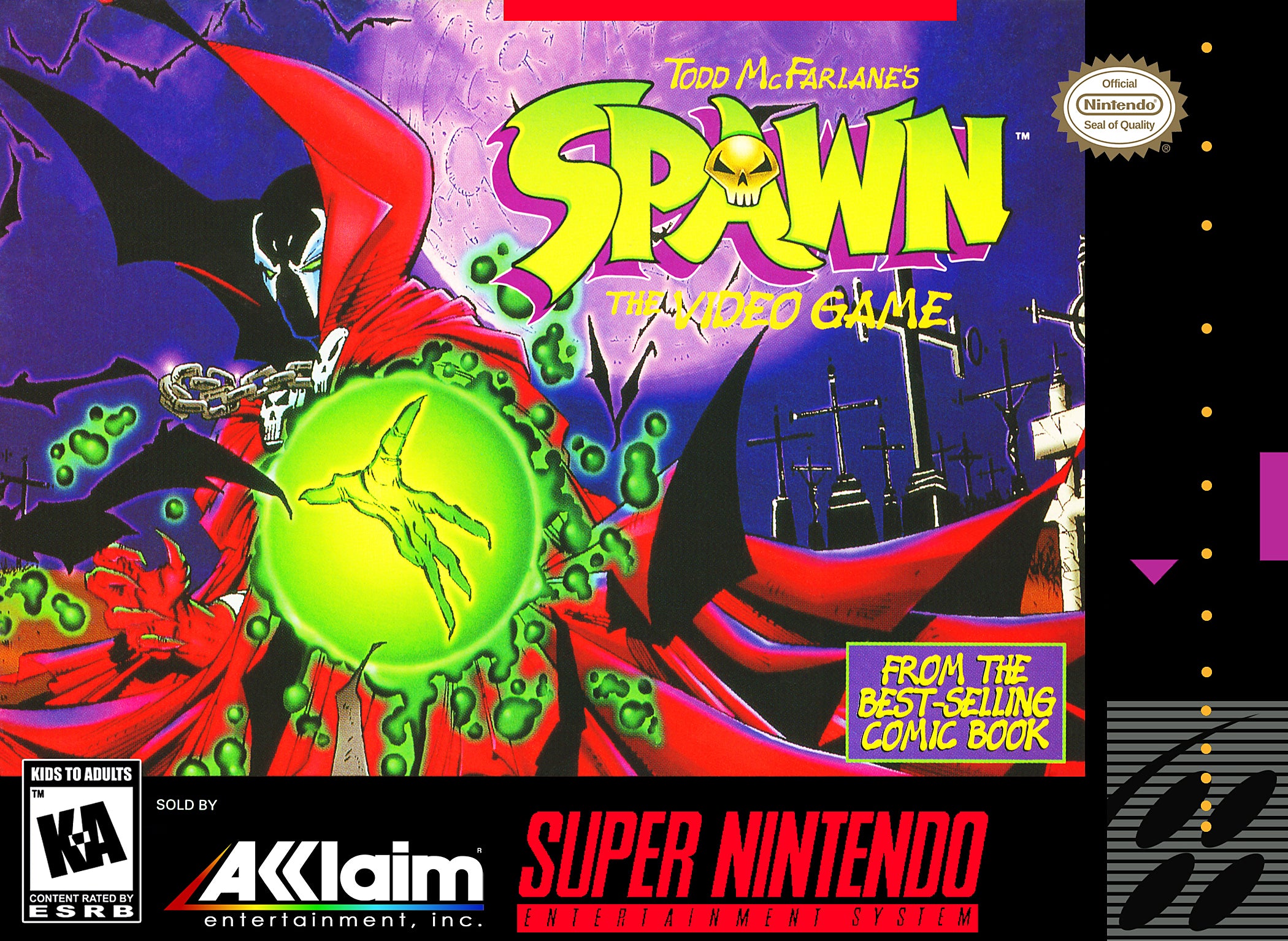 Spawn SNES - Video Game - Used - CaveGamers
