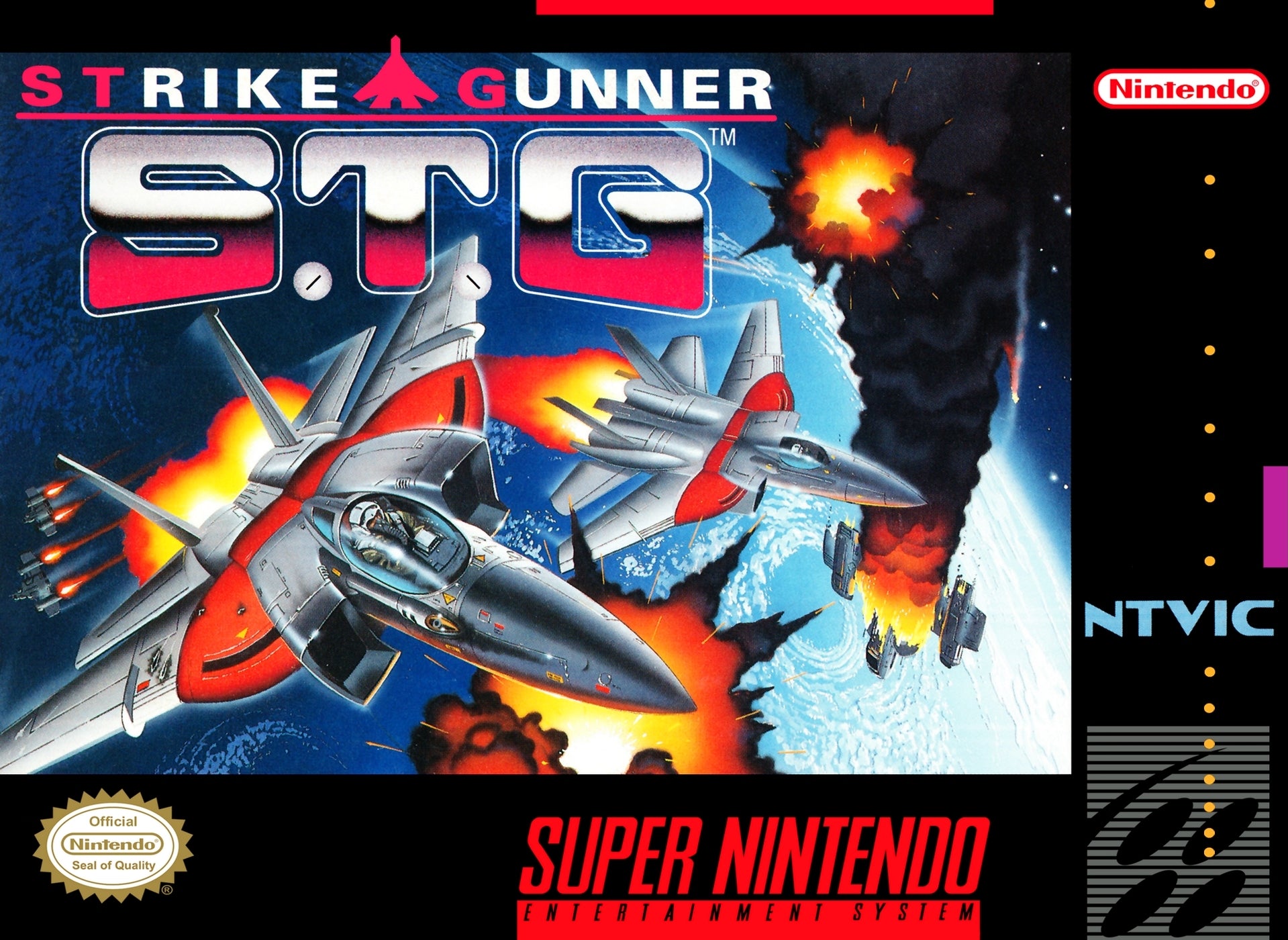 Strike Gunner STG SNES - Video Game - Used - CaveGamers