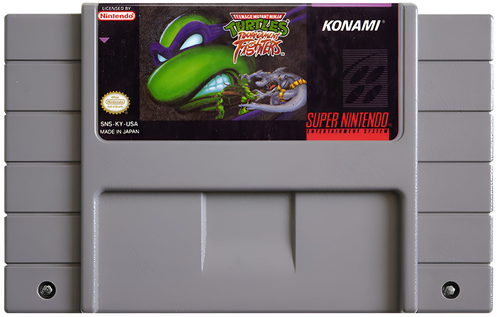 Teenage Mutant Ninja Turtles Tournament Fighters SNES - Video Game - Used - CaveGamers - Image 3