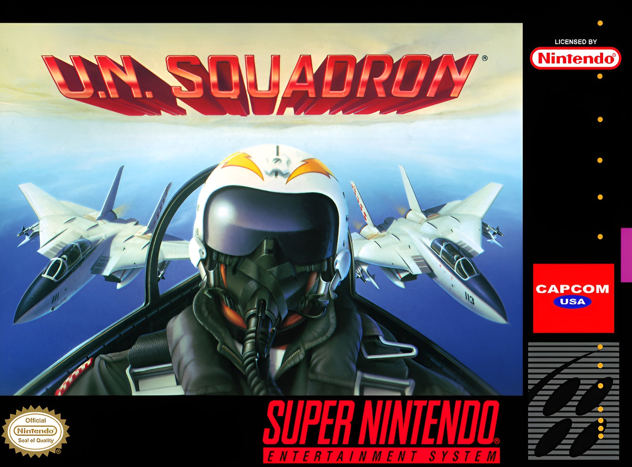 UN Squadron SNES - Video Game - Used - CaveGamers