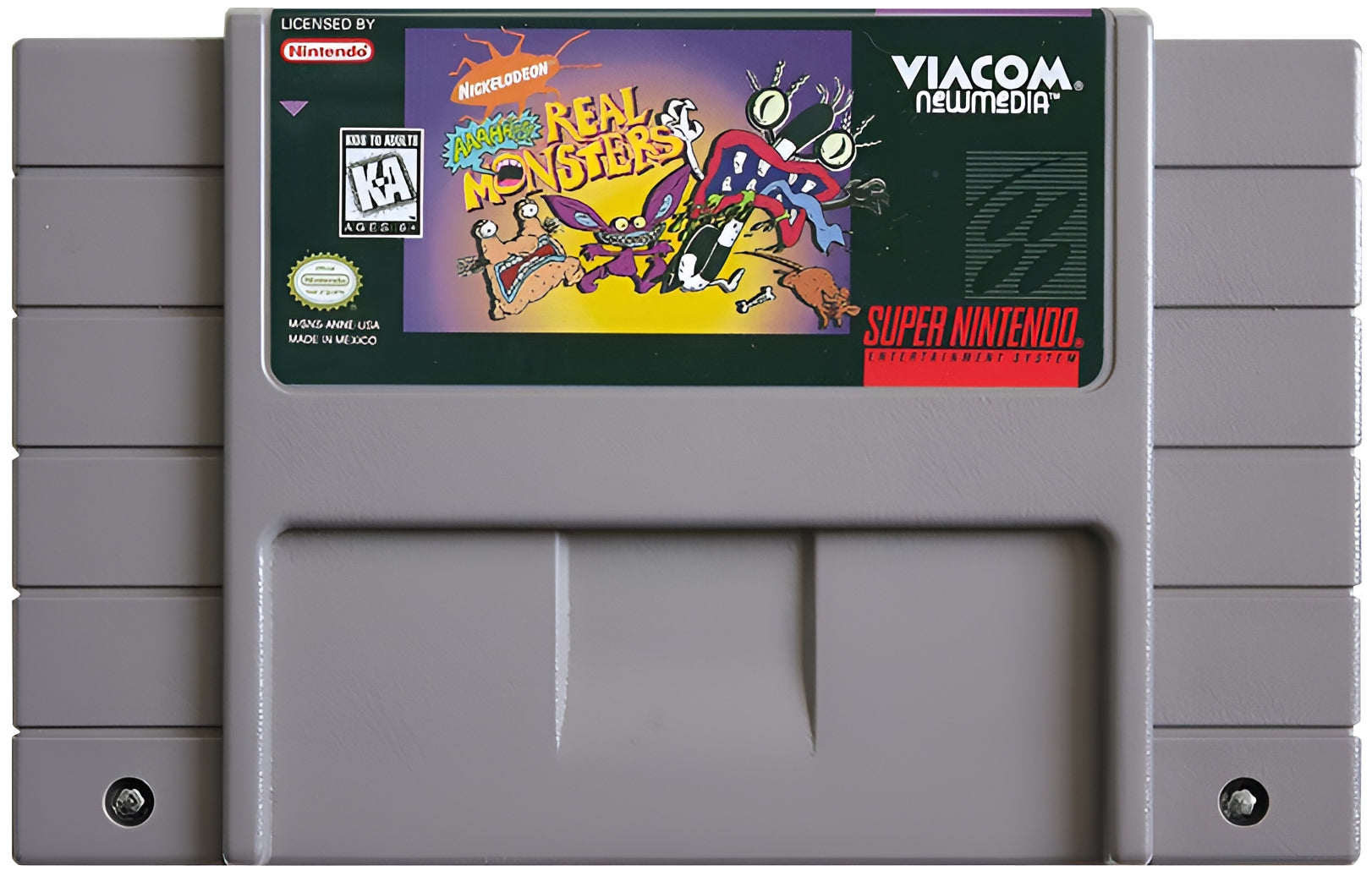 AAAHH Real Monsters SNES - Video Game - Used - CaveGamers - Image 3