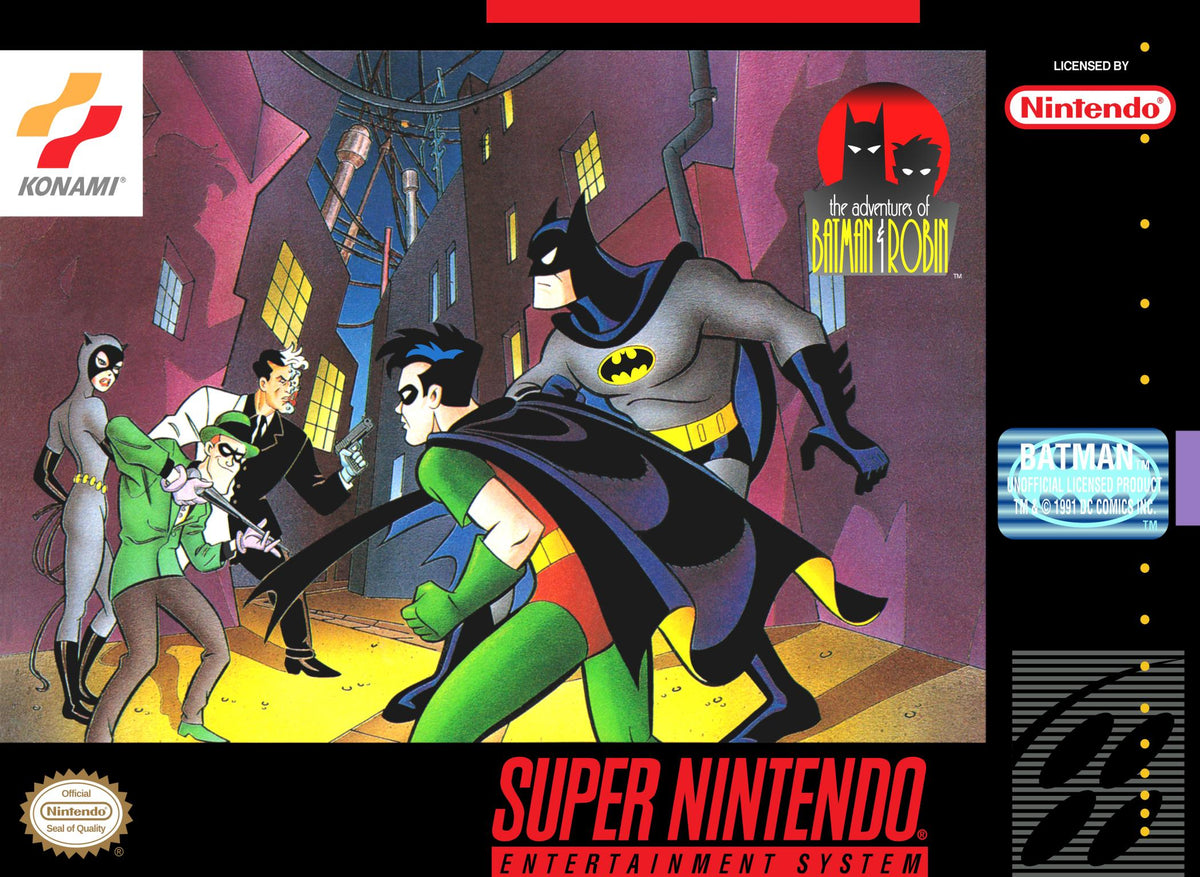 Adventures of Batman and Robin SNES - Video Game - Used - CaveGamers