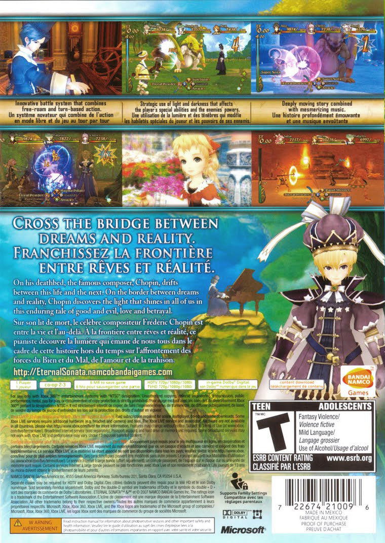 Eternal Sonata Xbox 360 - Video Game - Used - CaveGamers - Image 2