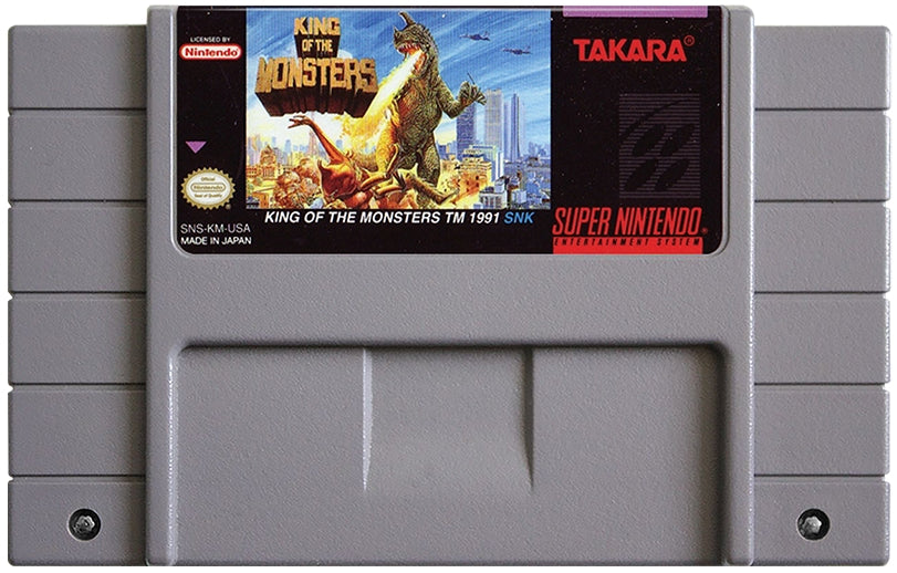 King of the Monsters SNES - Video Game - Used - CaveGamers - Image 3