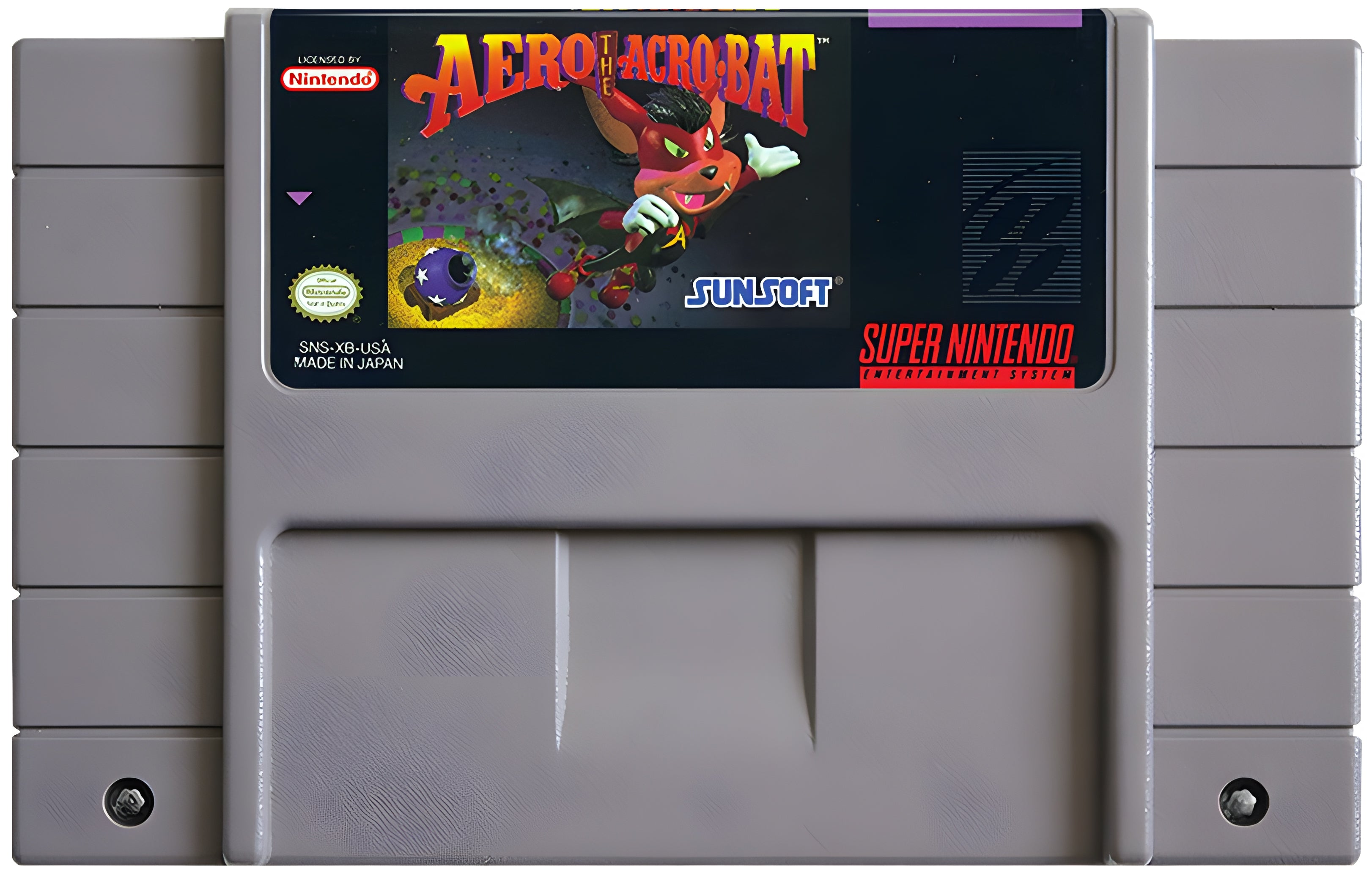 Aero the Acro-Bat SNES - Video Game - Used - CaveGamers - Image 3