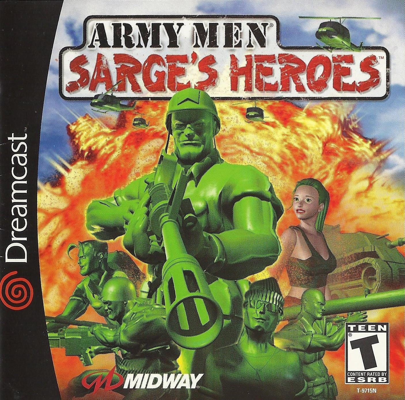 Army Men Sarge's Heroes DreamCast - Video Game - Used - CaveGamers