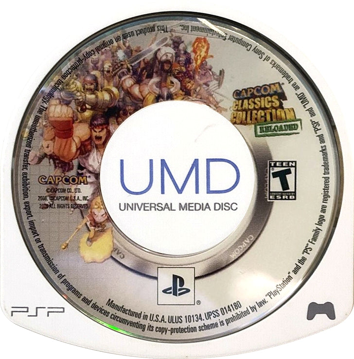 Capcom Classics Collection Reloaded PSP - Video Game - Used - CaveGamers - Image 3