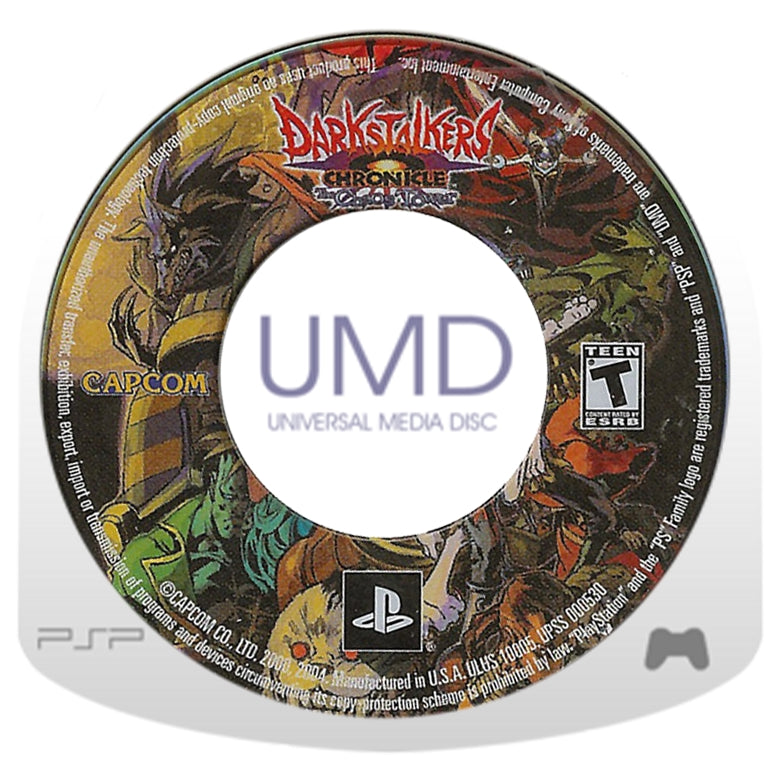 Darkstalkers Chronicle The Chaos Tower PSP - Video Game - Used - CaveGamers - Image 3