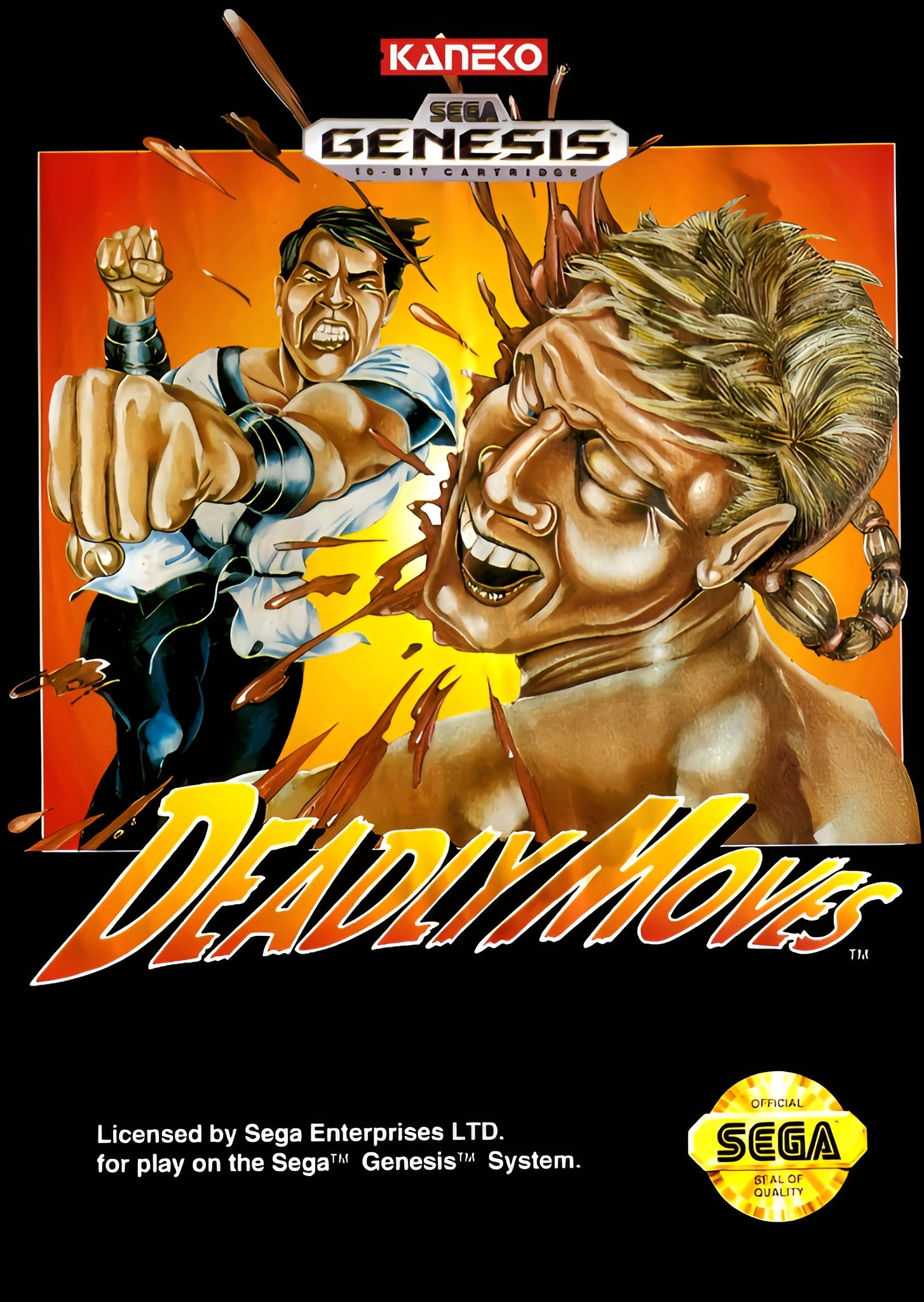 Deadly Moves Genesis - Video Game - Used - CaveGamers