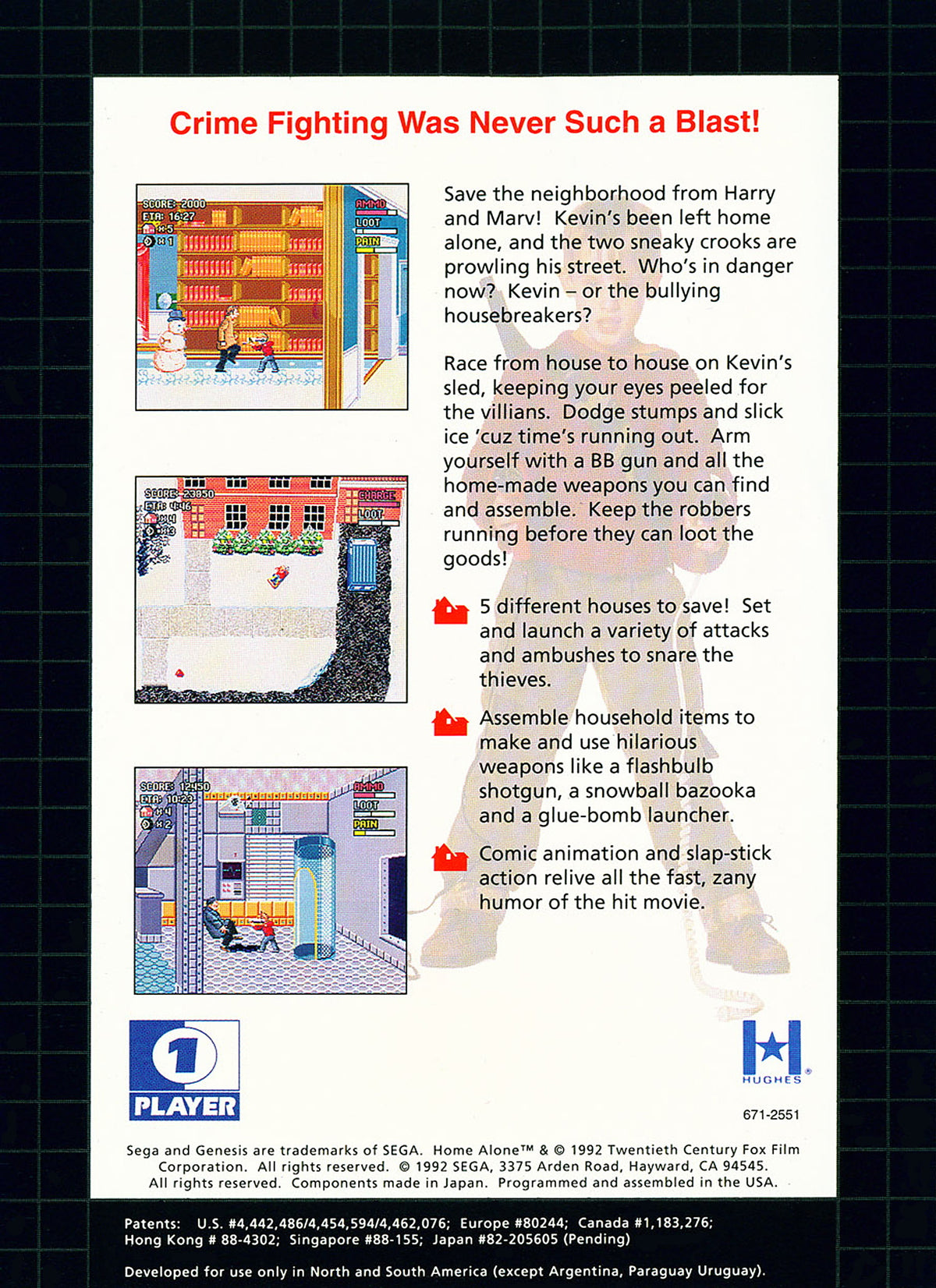 Home Alone Genesis - Video Game - Used - CaveGamers - Image 2