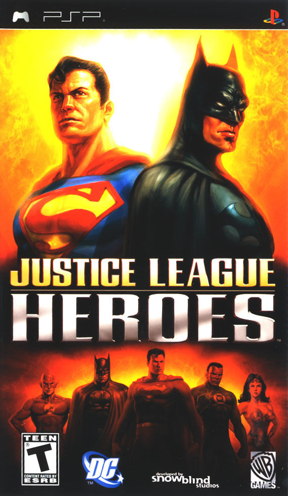 Justice League Heroes PSP - Video Game - Used - CaveGamers
