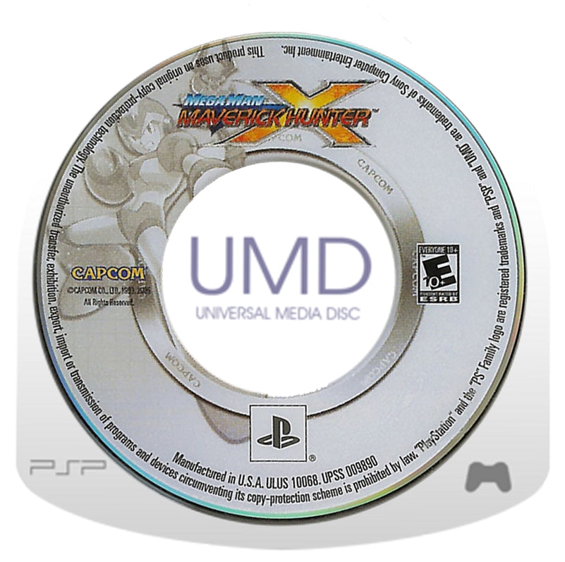 Mega Man Maverick Hunter X PSP - Video Game - Used - CaveGamers - Image 3