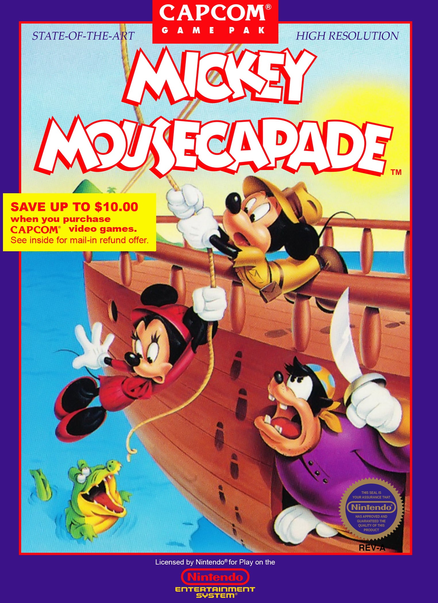 Mickey Mousecapade NES - Video Game - Used - CaveGamers