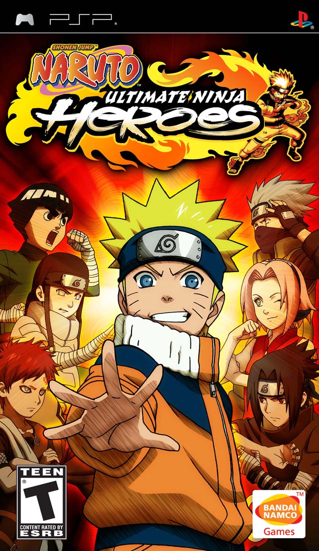 Naruto Ultimate Ninja Heroes PSP - Video Game - Used - CaveGamers