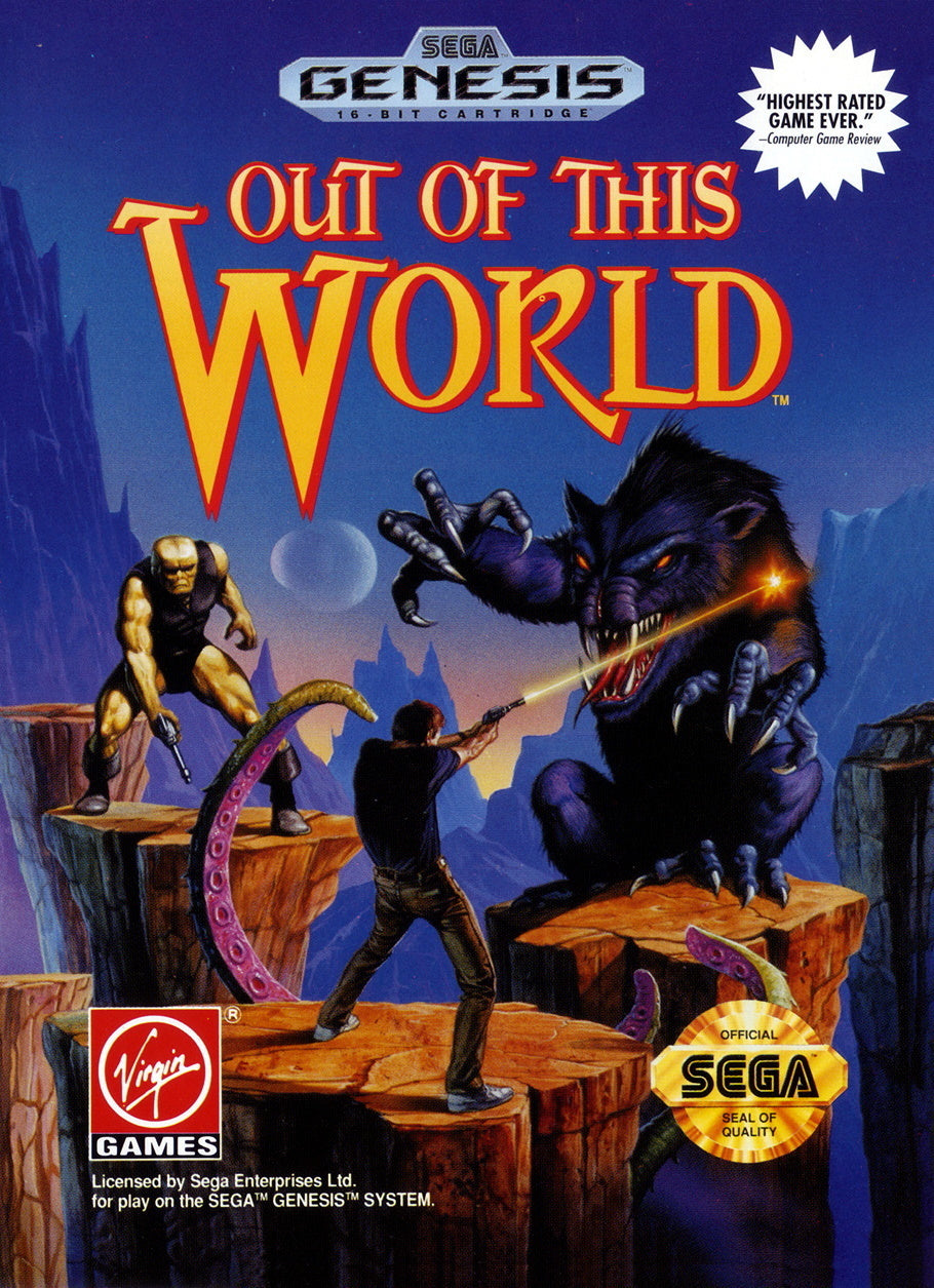 Out of This World Genesis - Video Game - Used - CaveGamers