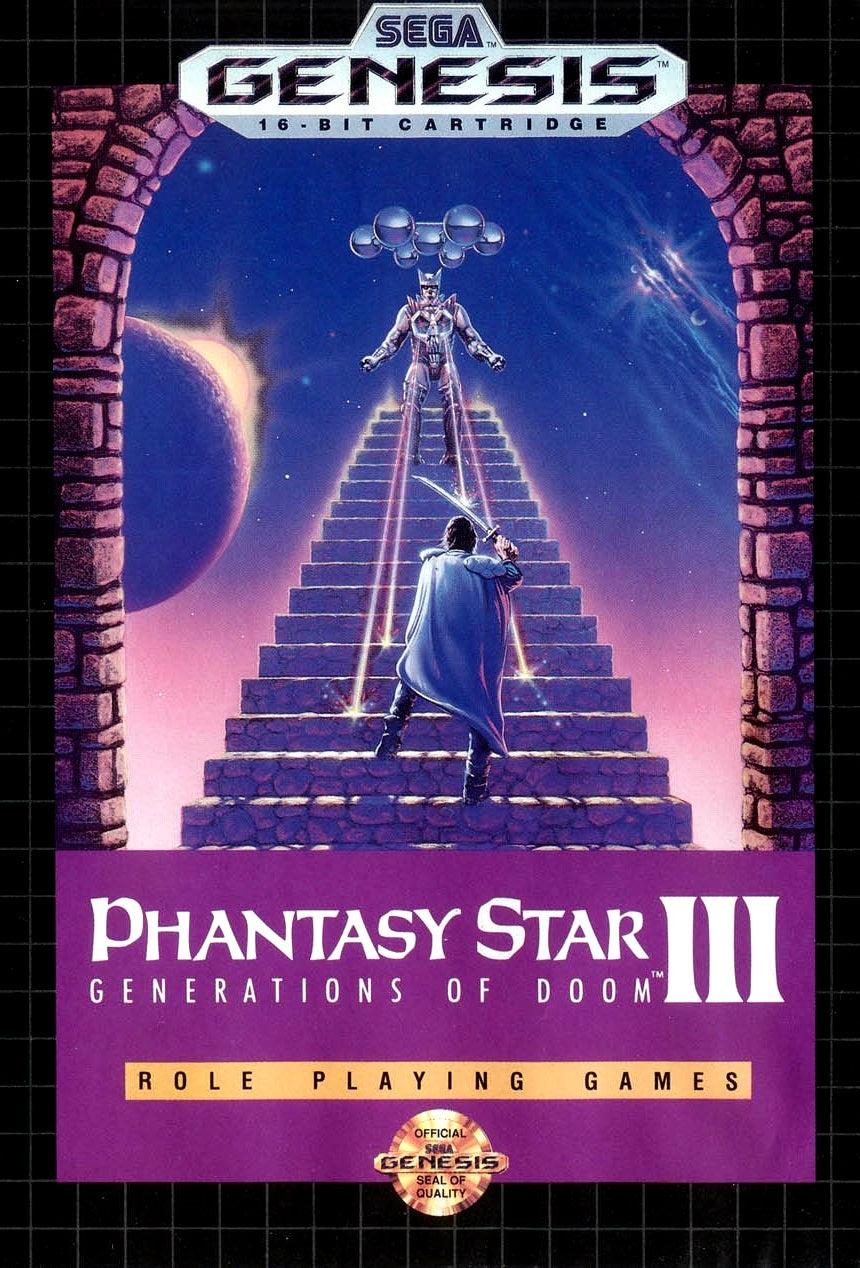 Phantasy Star III Generations of Doom Genesis - Video Game - Used - CaveGamers