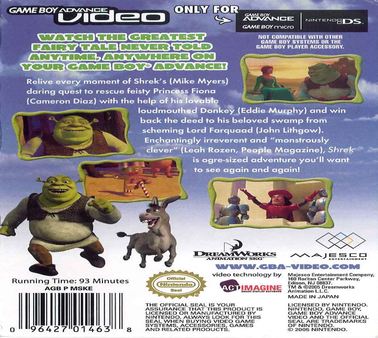 Shrek GBA Video Game Boy Advance - Video Game - Used - CaveGamers - Image 2