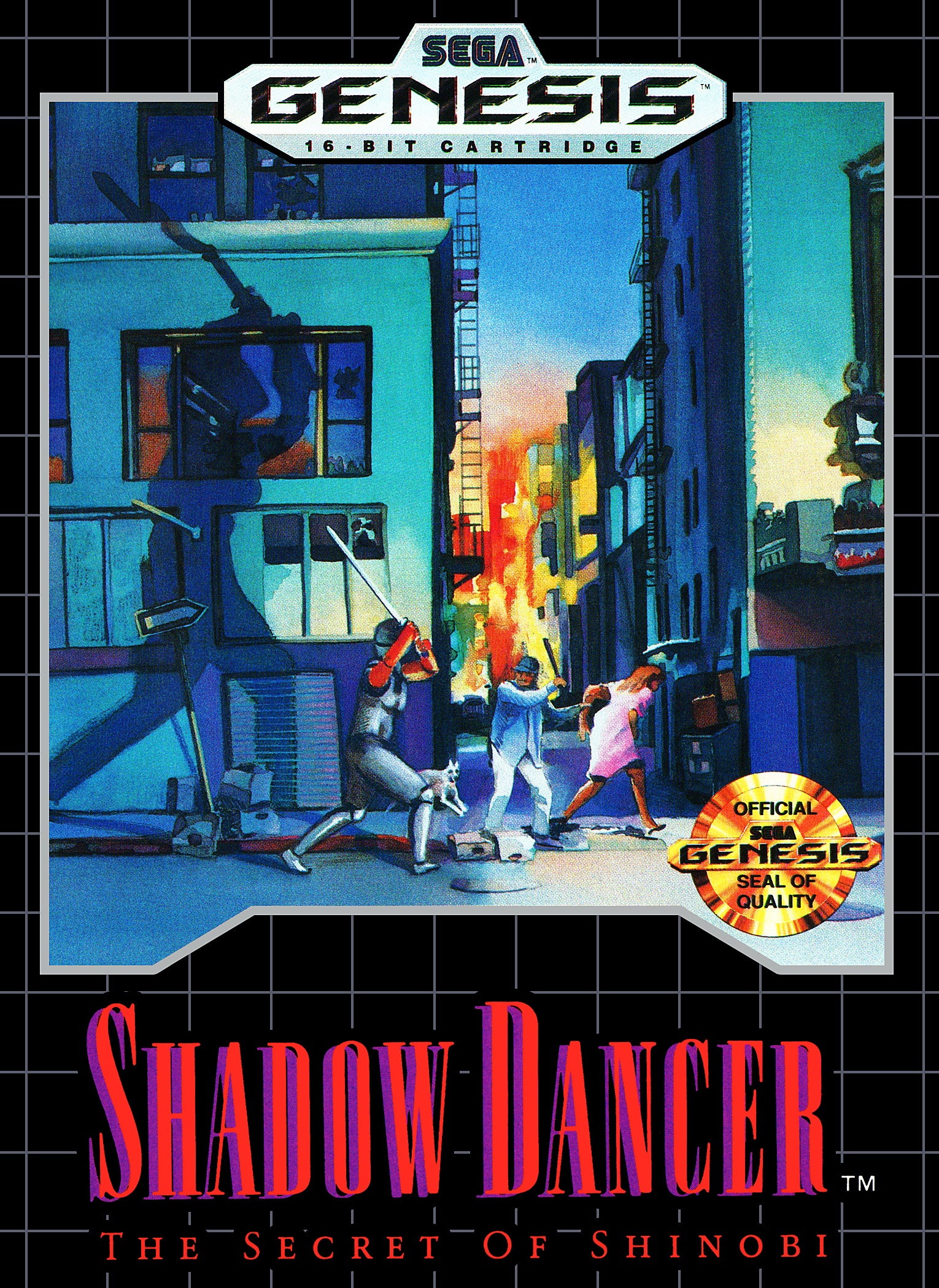 Shadow Dancer The Secret of Shinobi Genesis - Video Game - Used - CaveGamers