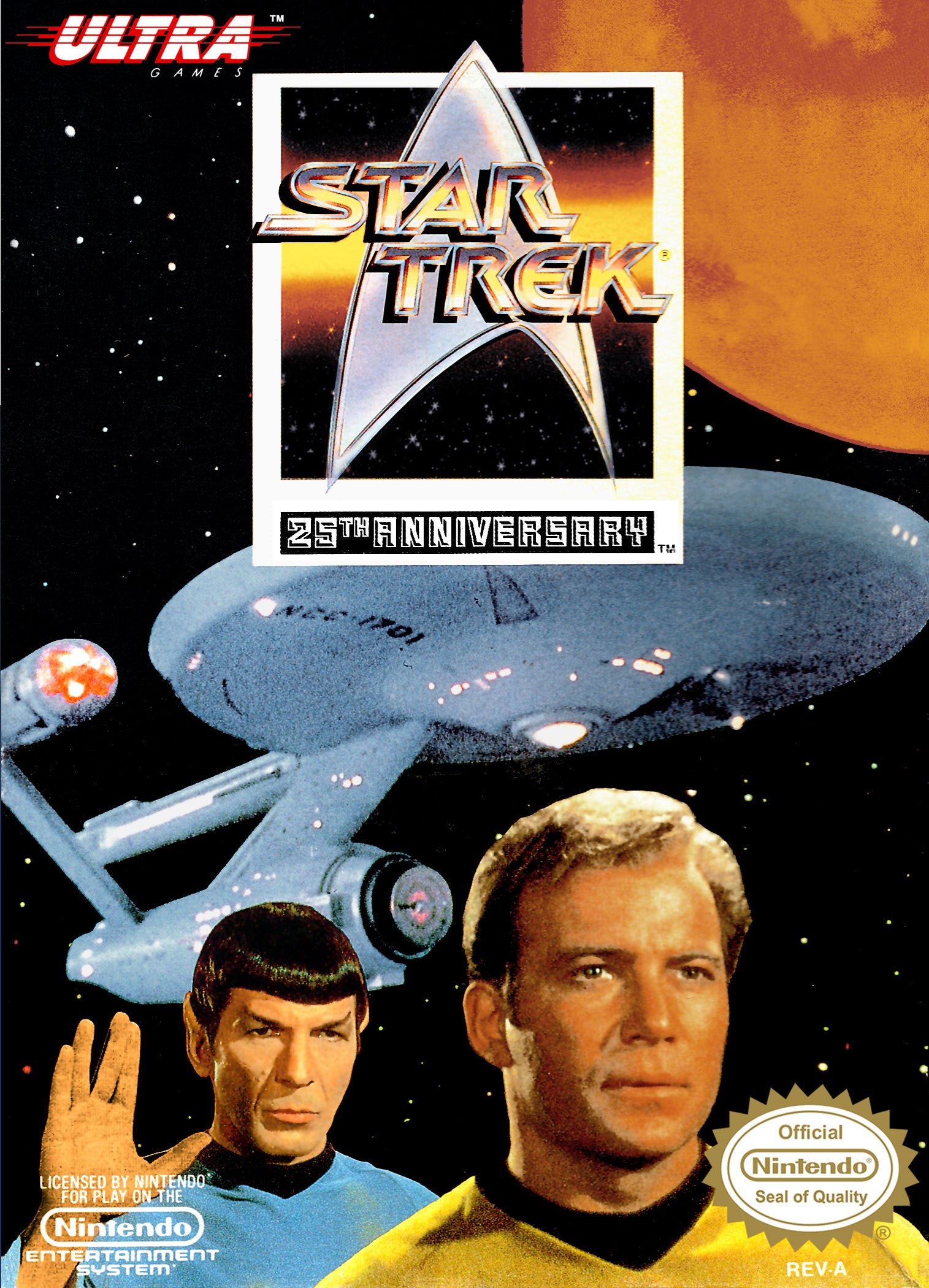 Star Trek 25th Anniversary NES - Video Game - Used - CaveGamers