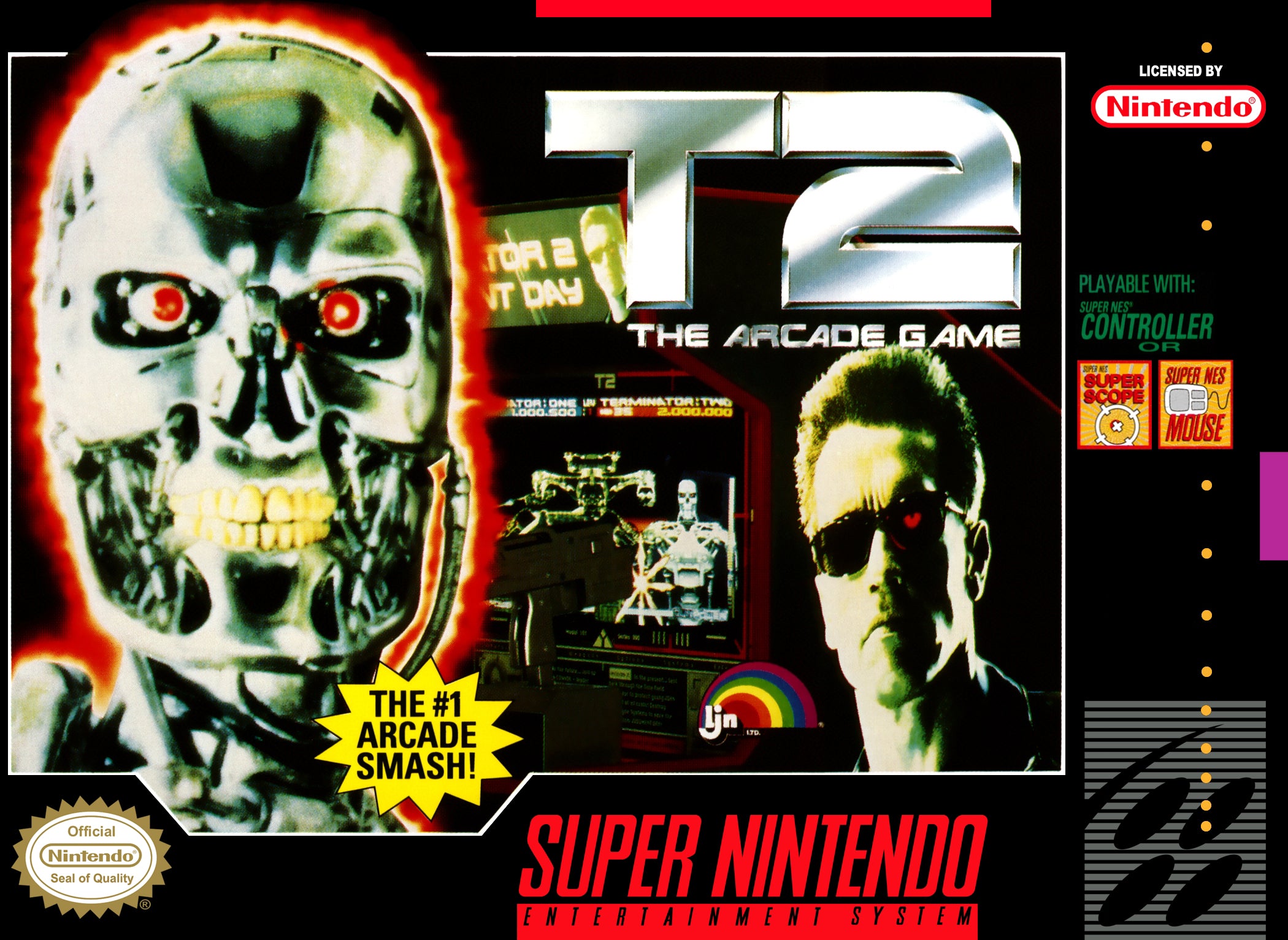 T2 The Arcade Game SNES - Video Game - Used - CaveGamers