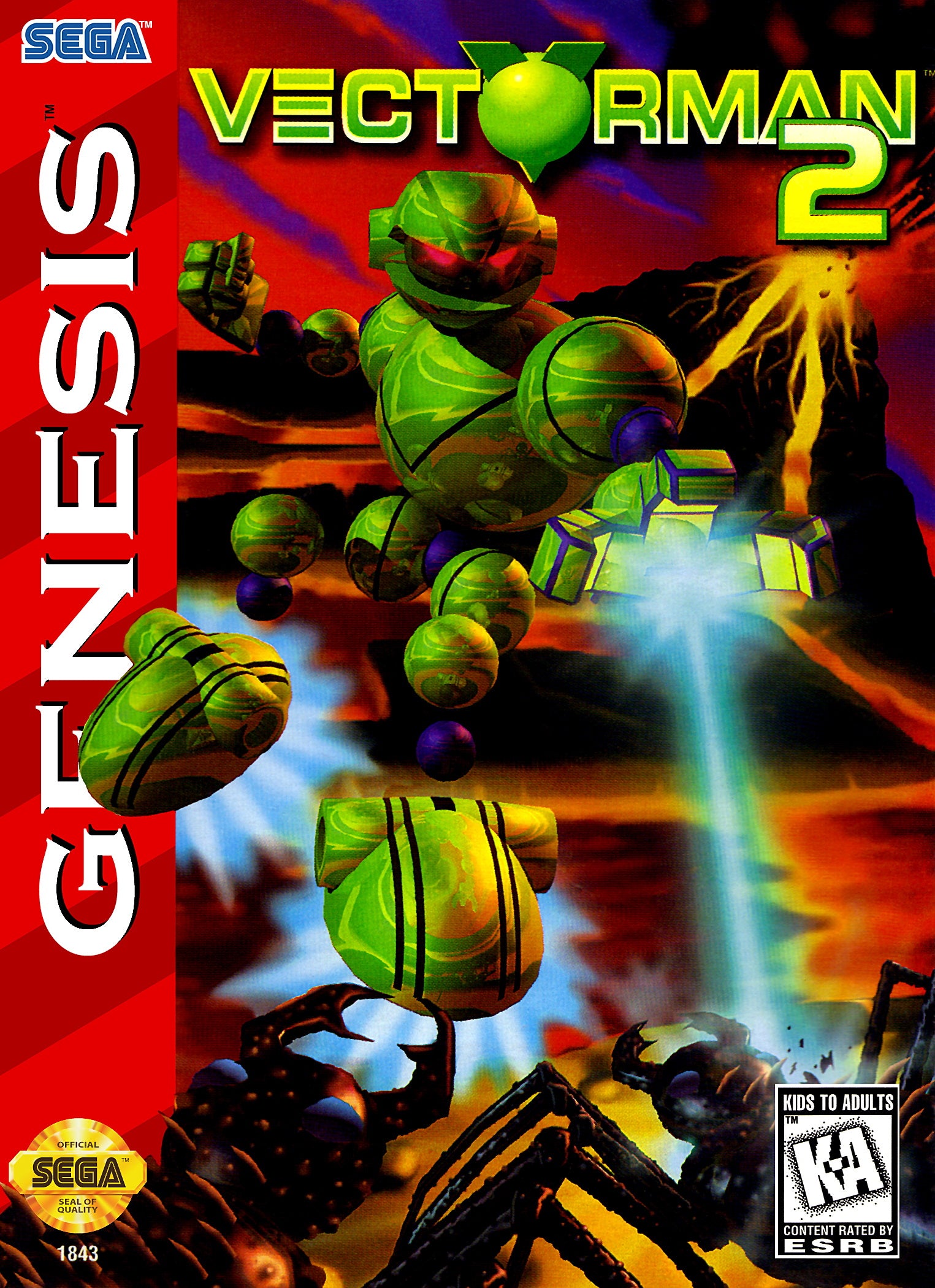 Vectorman 2 Genesis - Video Game - Used - CaveGamers