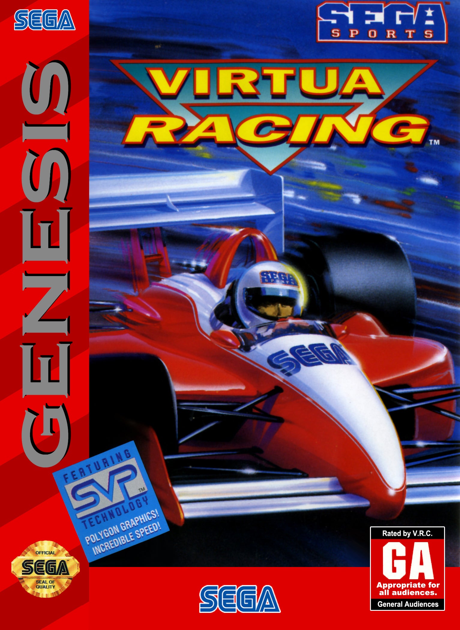 Virtua Racing Genesis - Video Game - Used - CaveGamers