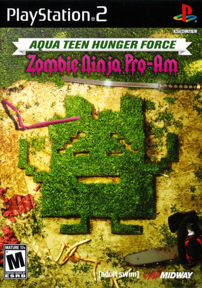 Aqua Teen Hunger Force Zombie Ninja Pro-Am PS2 - Video Game - Used - CaveGamers