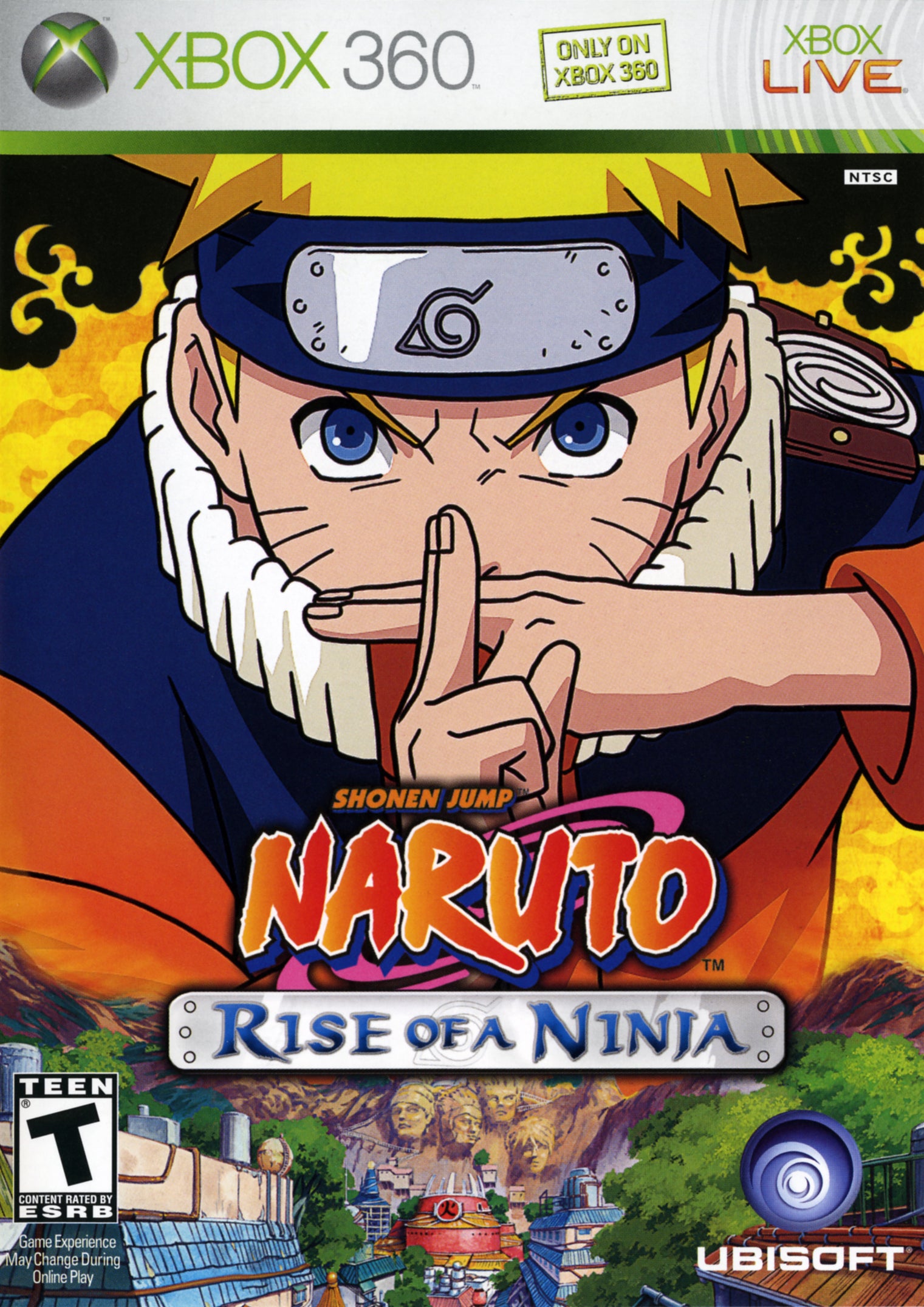 Naruto Rise of a Ninja Xbox 360 - Video Game - Used - CaveGamers