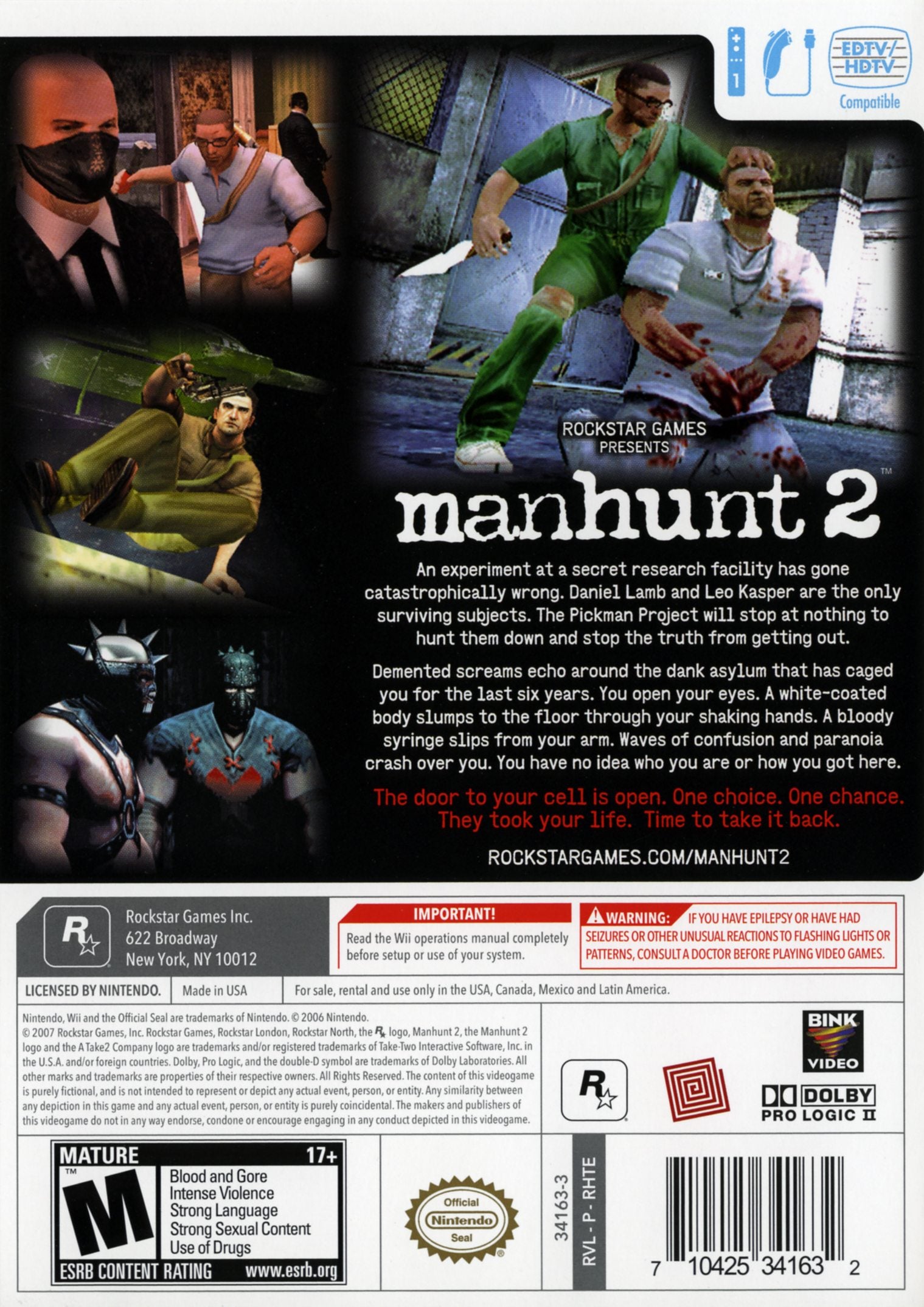 Manhunt 2 Wii - Video Game - Used - CaveGamers - Image 2