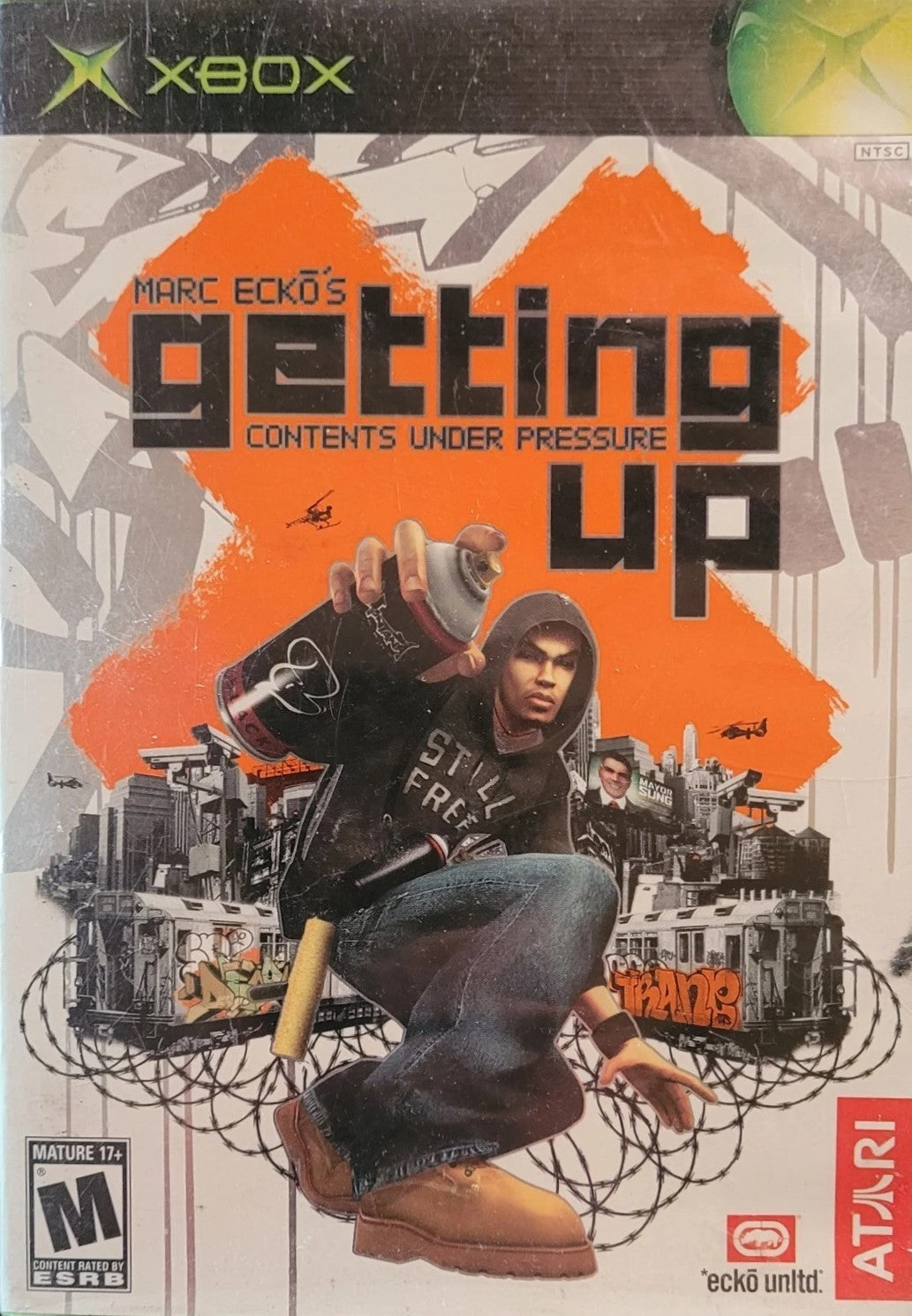 Marc Ecko's Getting Up Contents Under Pressure Xbox - Video Game - Used - CaveGamers