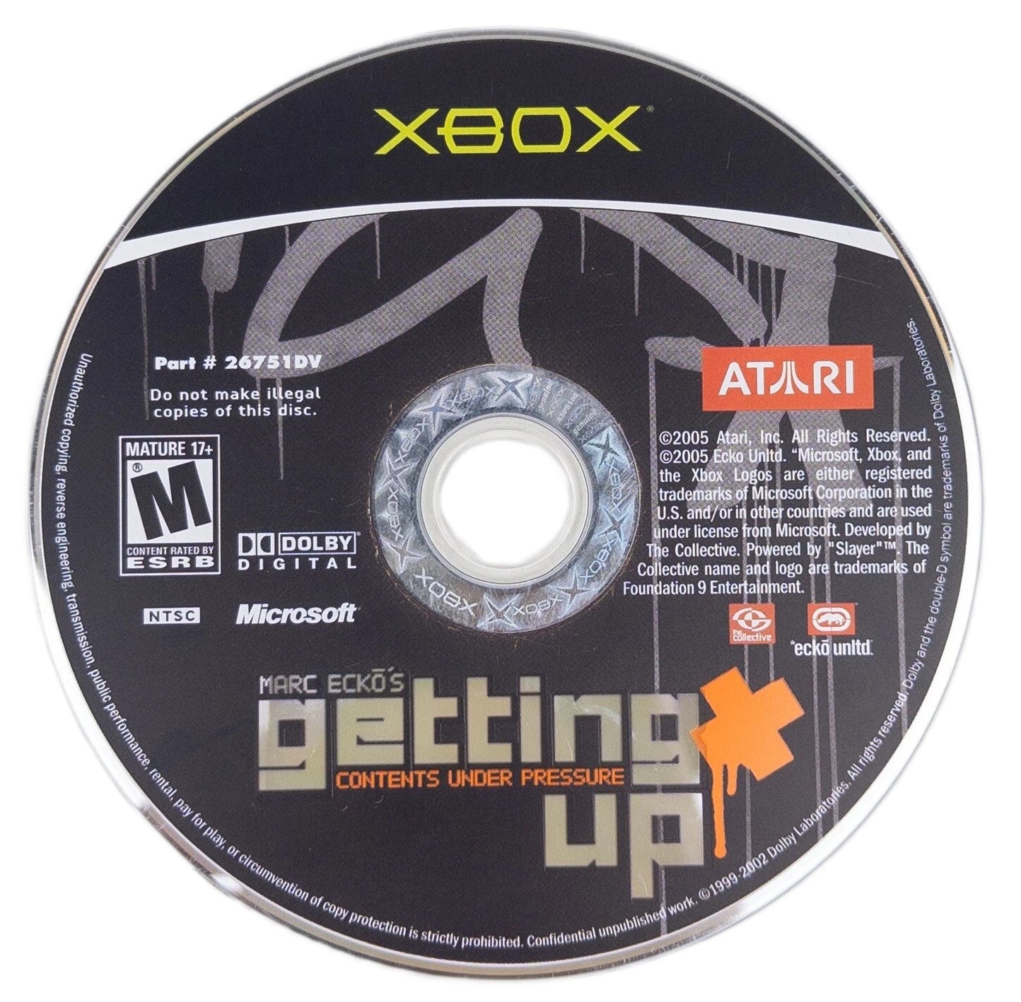 Marc Ecko's Getting Up Contents Under Pressure Xbox - Video Game - Used - CaveGamers - Image 3