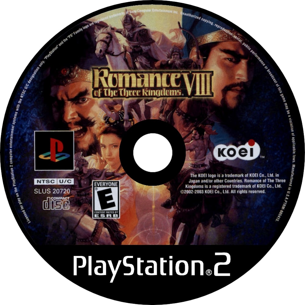 Romance of the Three Kingdoms VIII PS2 - Video Game - Used - CaveGamers - Image 3