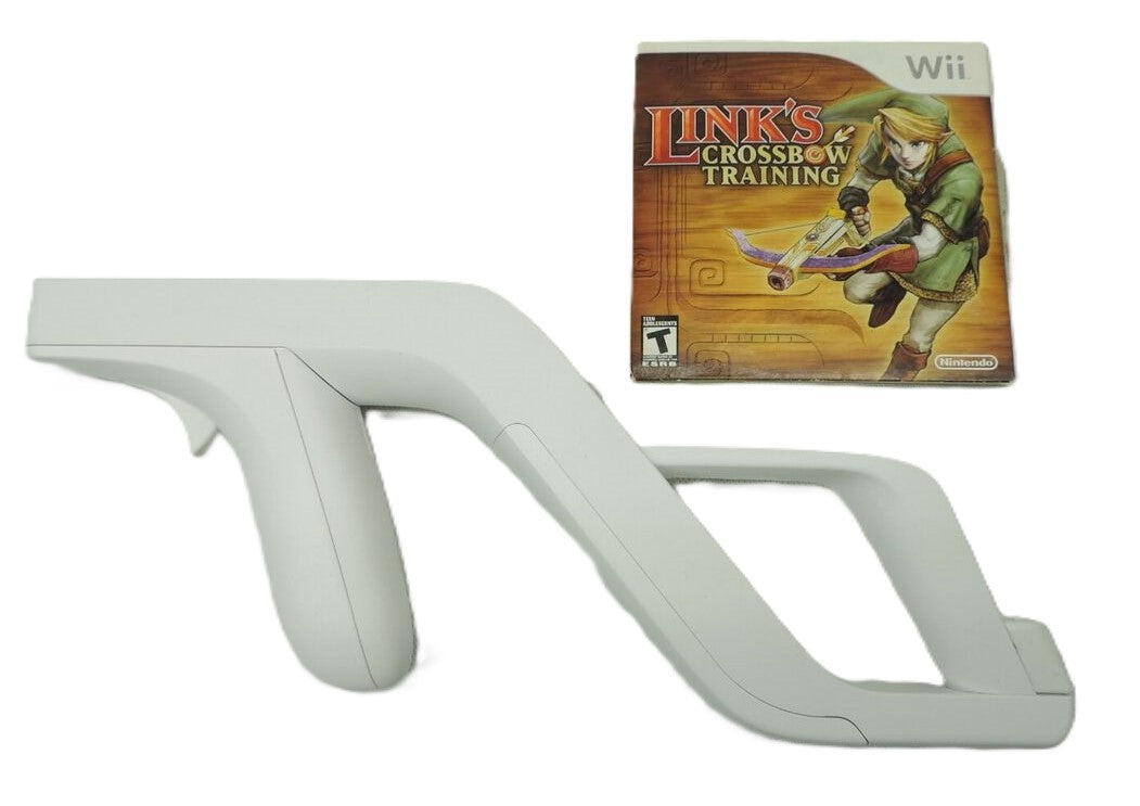 Wii Zapper with Link's Crossbow Training - Video Game - Used - CaveGamers