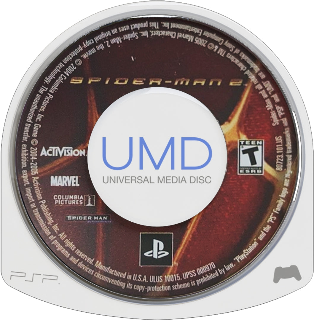 Spider-Man 2 PSP - Video Game - Used - CaveGamers - Image 3