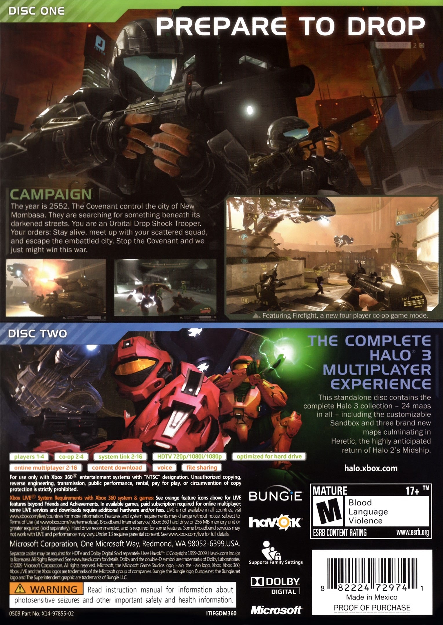 Halo 3: ODST [2 Discs]