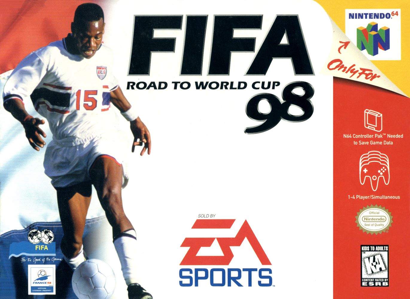 FIFA Road to World Cup 98 N64 - Video Game - Used - CaveGamers
