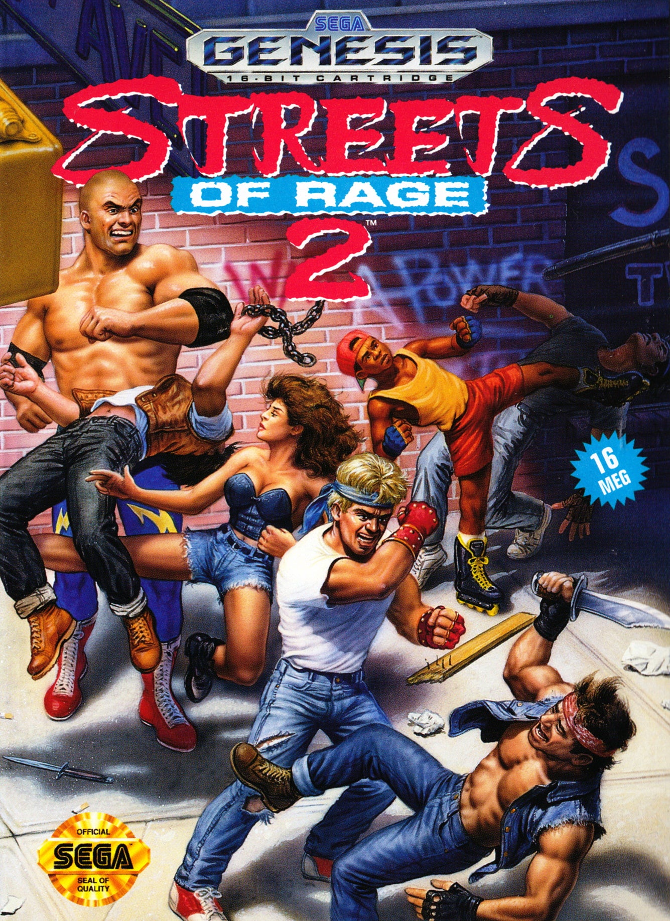 Streets of Rage 2 Genesis - Video Game - Used - CaveGamers