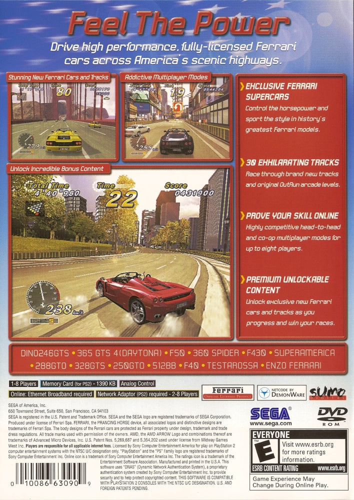 OutRun 2006 Coast 2 Coast PS2 - Video Game - Used - CaveGamers - Image 2