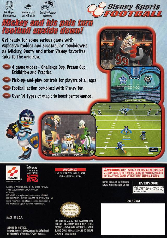 Disney Sports Football
