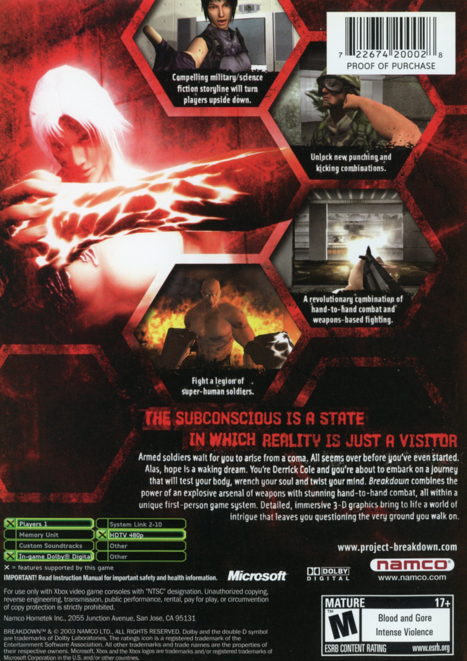 Breakdown Xbox - Video Game - Used - CaveGamers - Image 2
