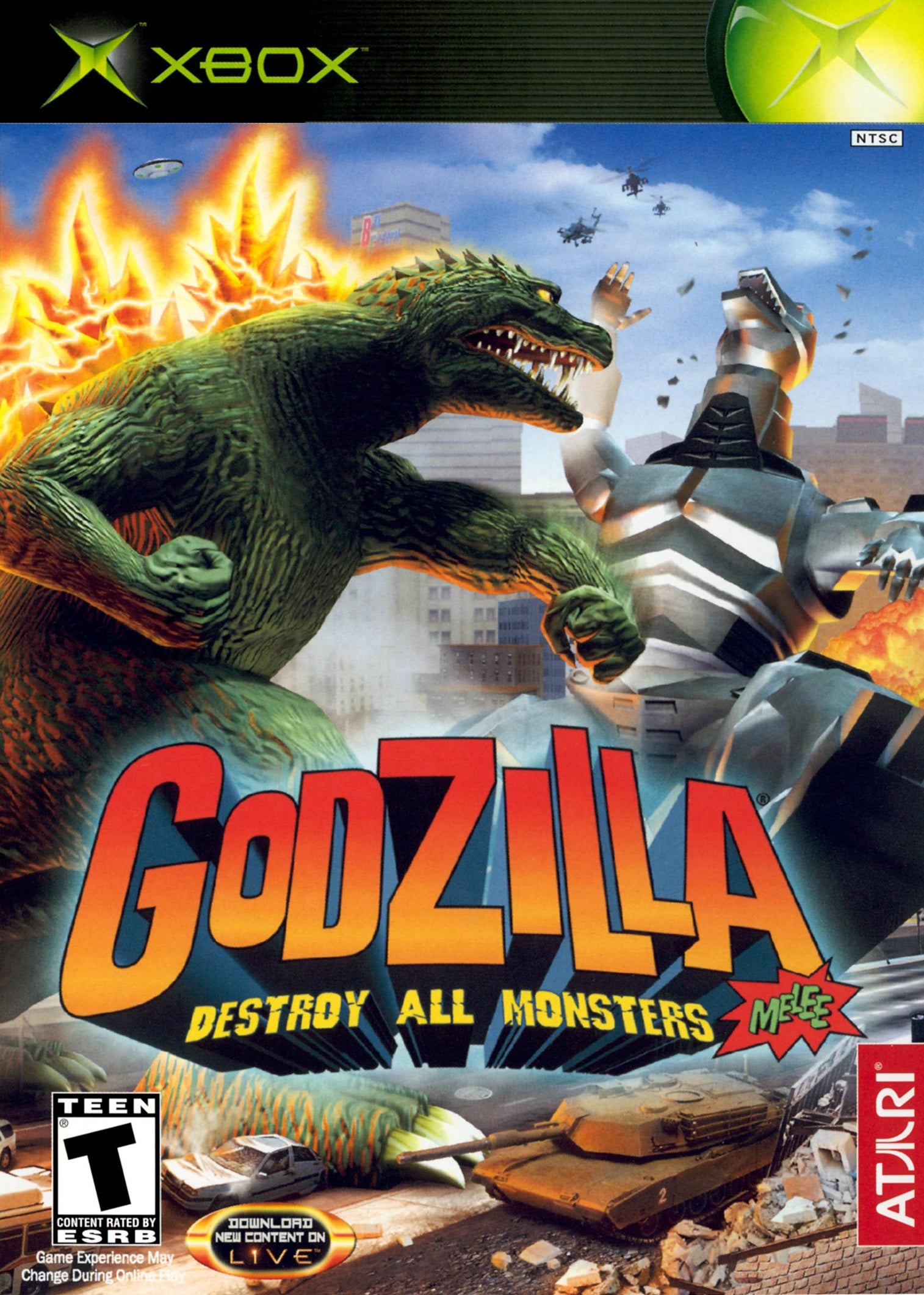 Godzilla Destroy All Monsters Melee Xbox - Video Game - Used - CaveGamers