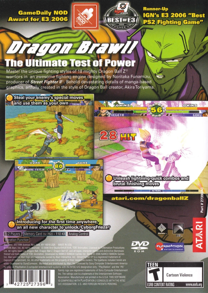 Super Dragon Ball Z PS2 - Video Game - Used - CaveGamers - Image 2