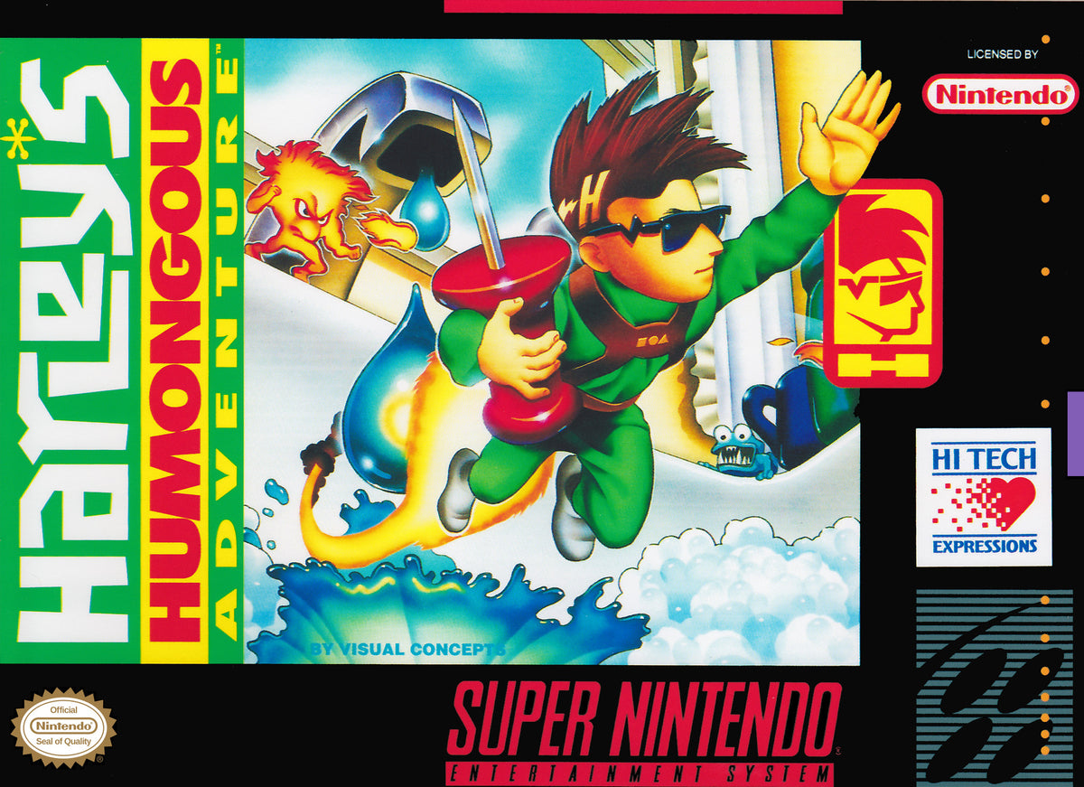 Harley's Humongous Adventure SNES - Video Game - Used - CaveGamers