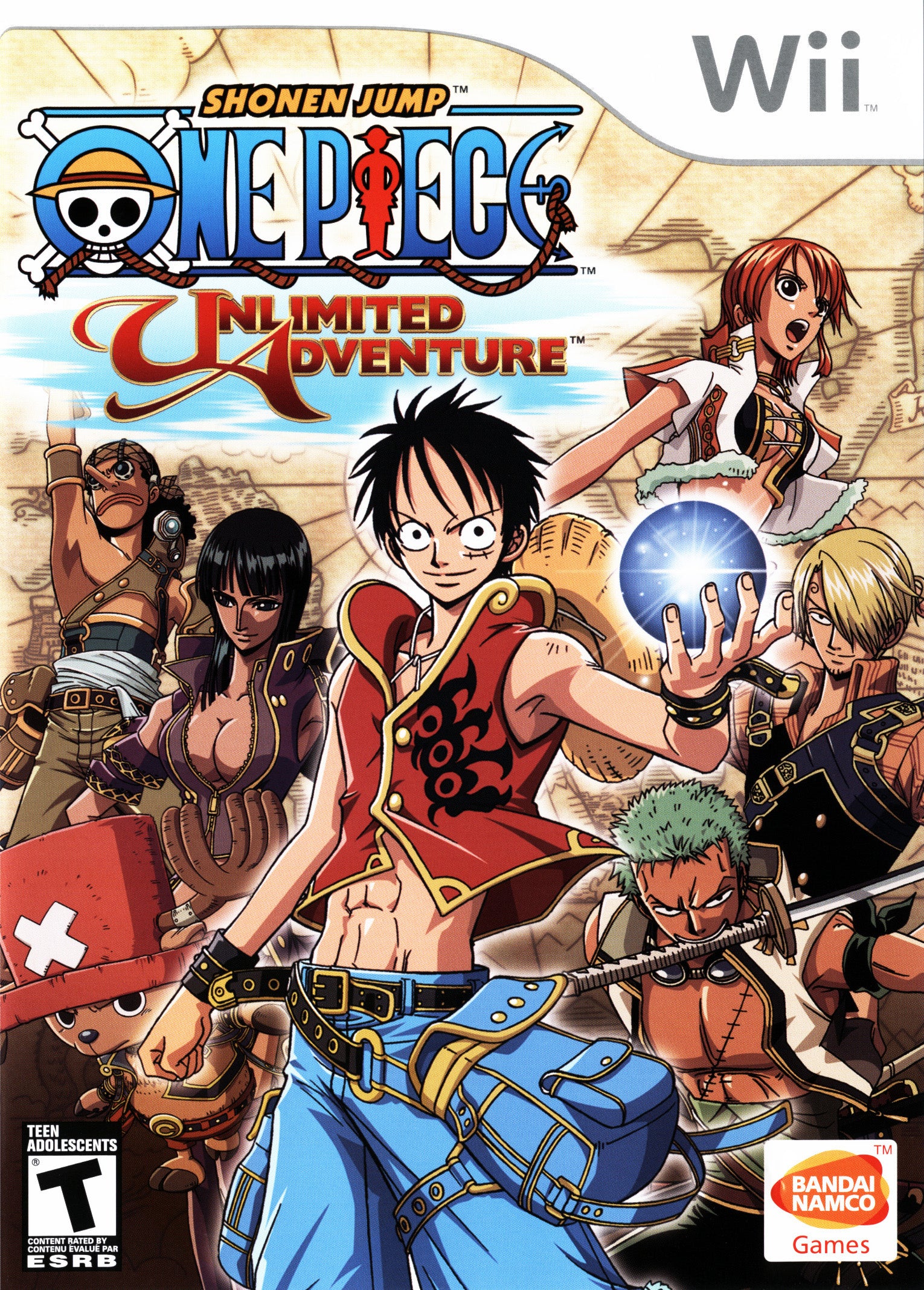 One Piece Unlimited Adventure Wii - Video Game - Used - CaveGamers