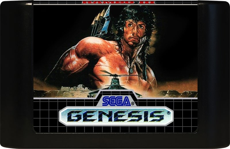 Rambo III Genesis - Video Game - Used - CaveGamers - Image 3