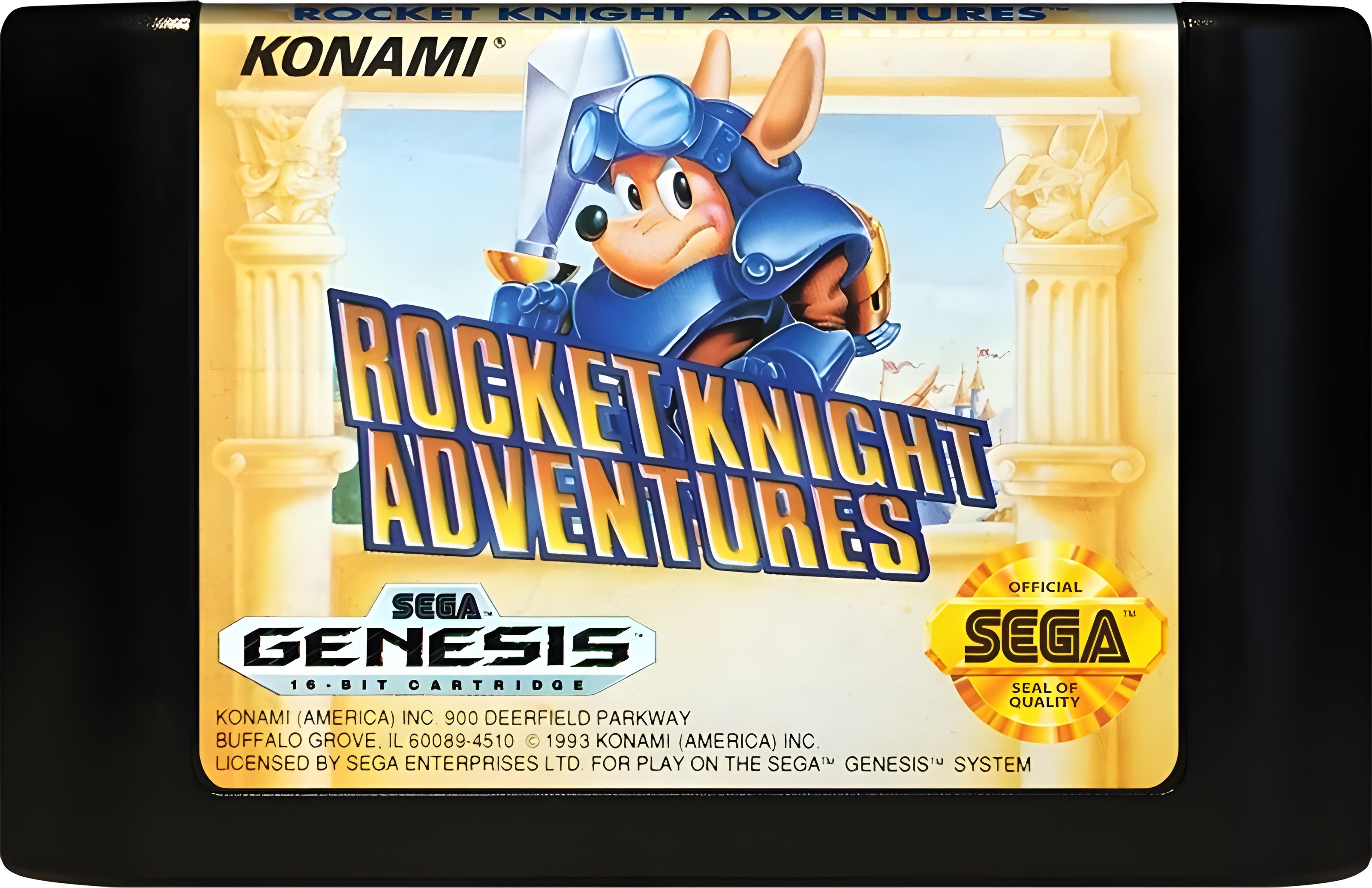 Rocket Knight Adventures Genesis - Video Game - Used - CaveGamers - Image 3